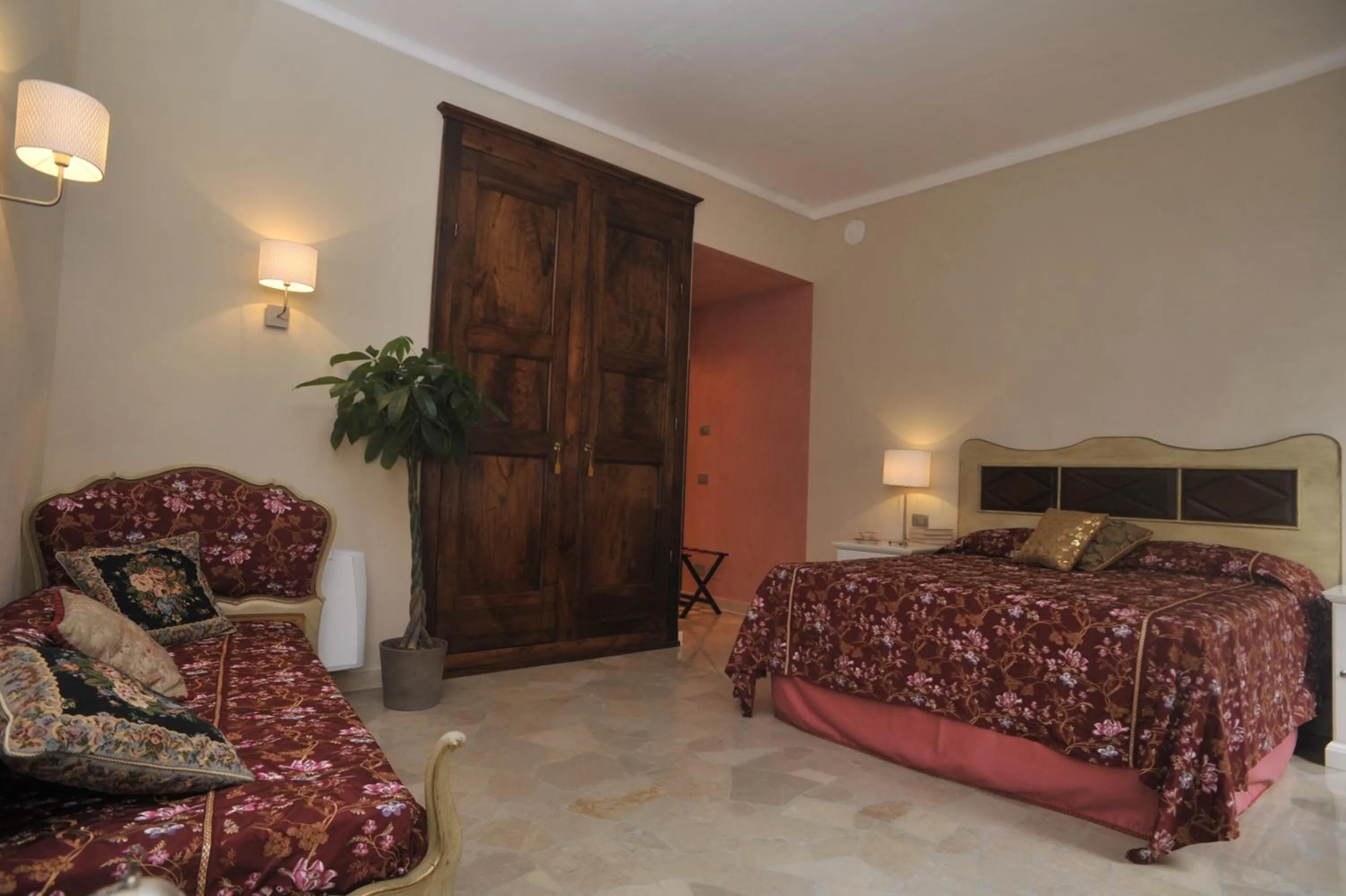 Bed in Relais Al Bel San Domenico