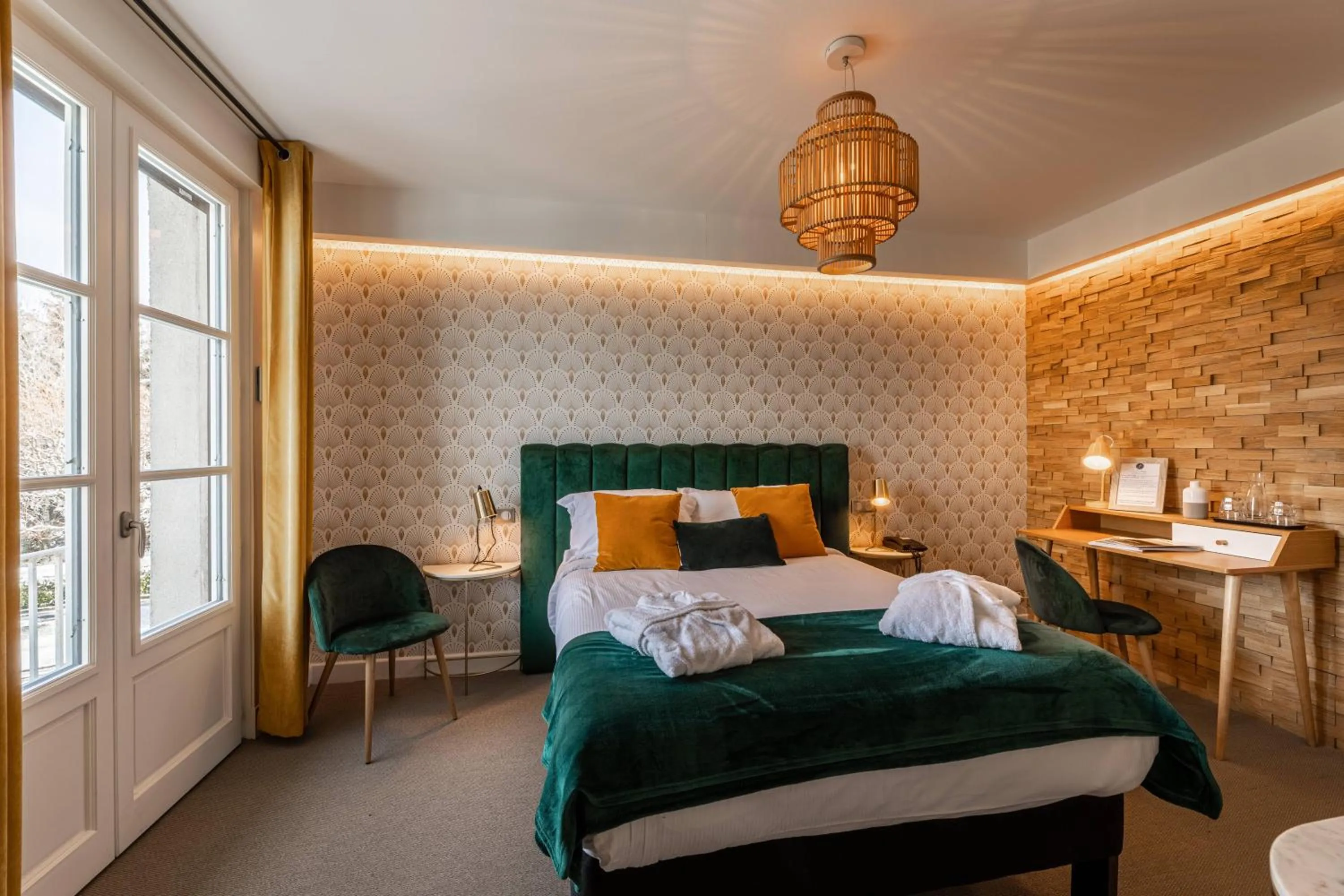 Bedroom, Bed in Le Bailliage Hôtel & Spa