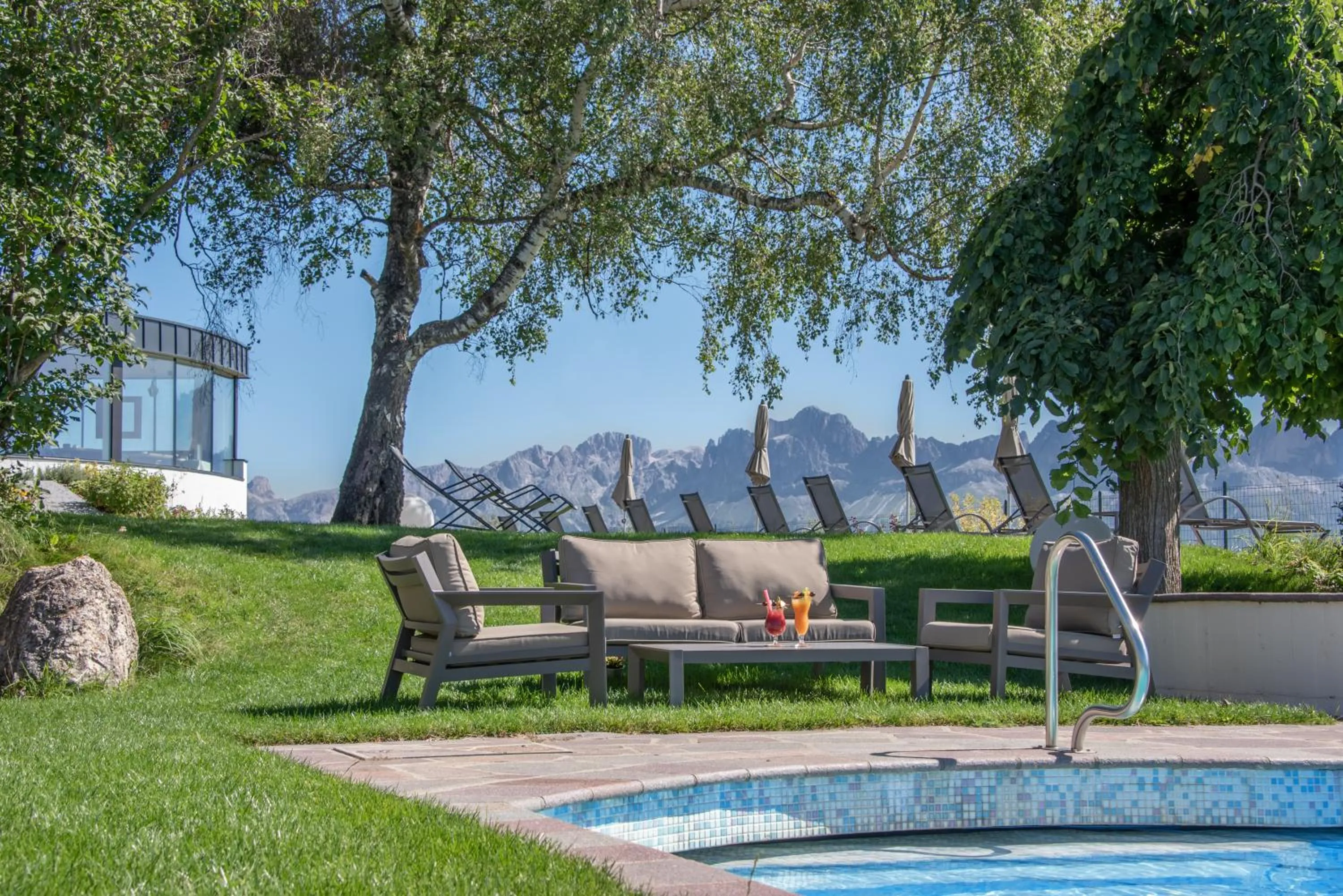 Garden in Panoramahotel Obkircher