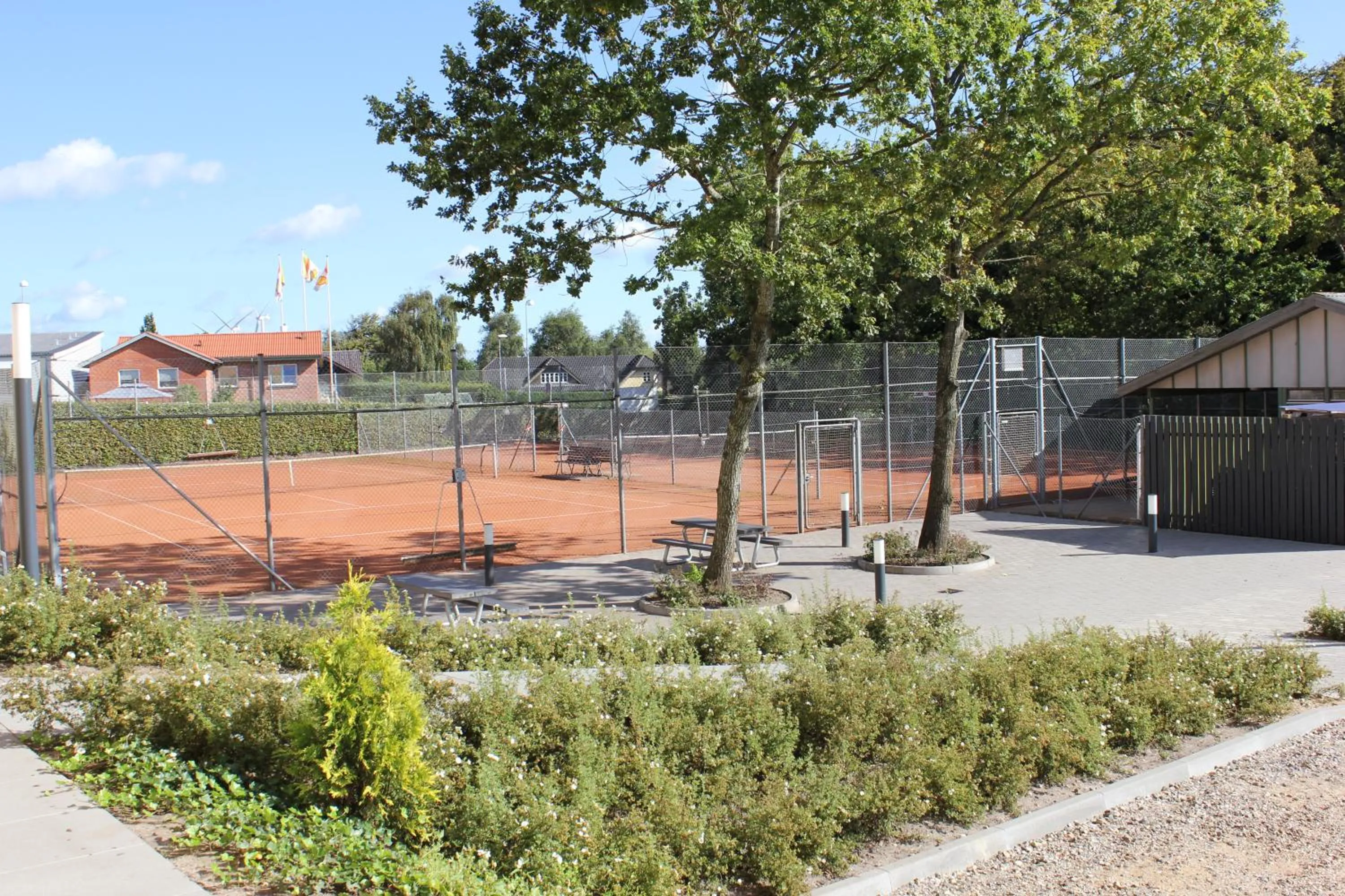 Tennis court in Vildbjerg Sports Hotel & Kulturcenter