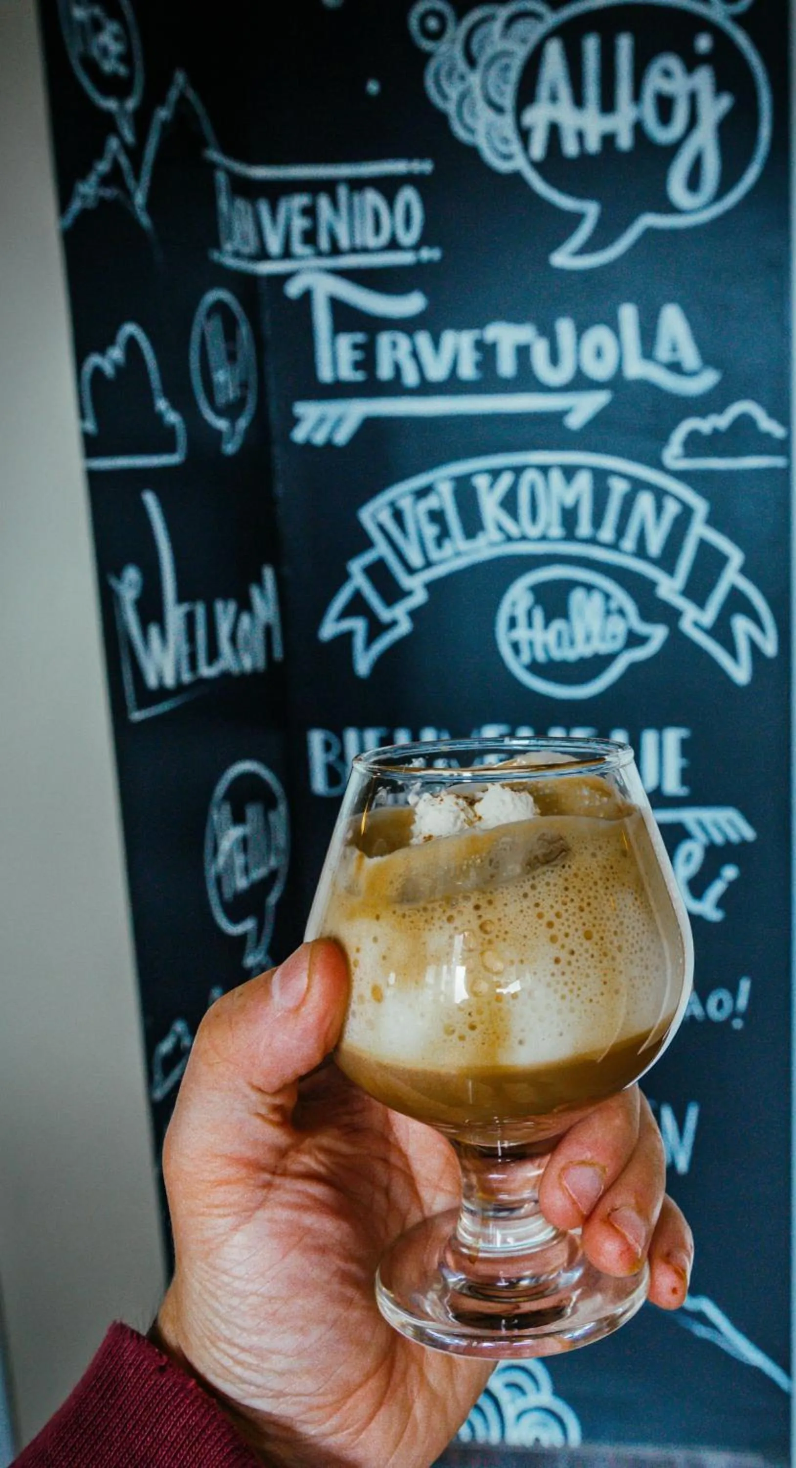 Drinks in Eldstó Art Café Guesthouse