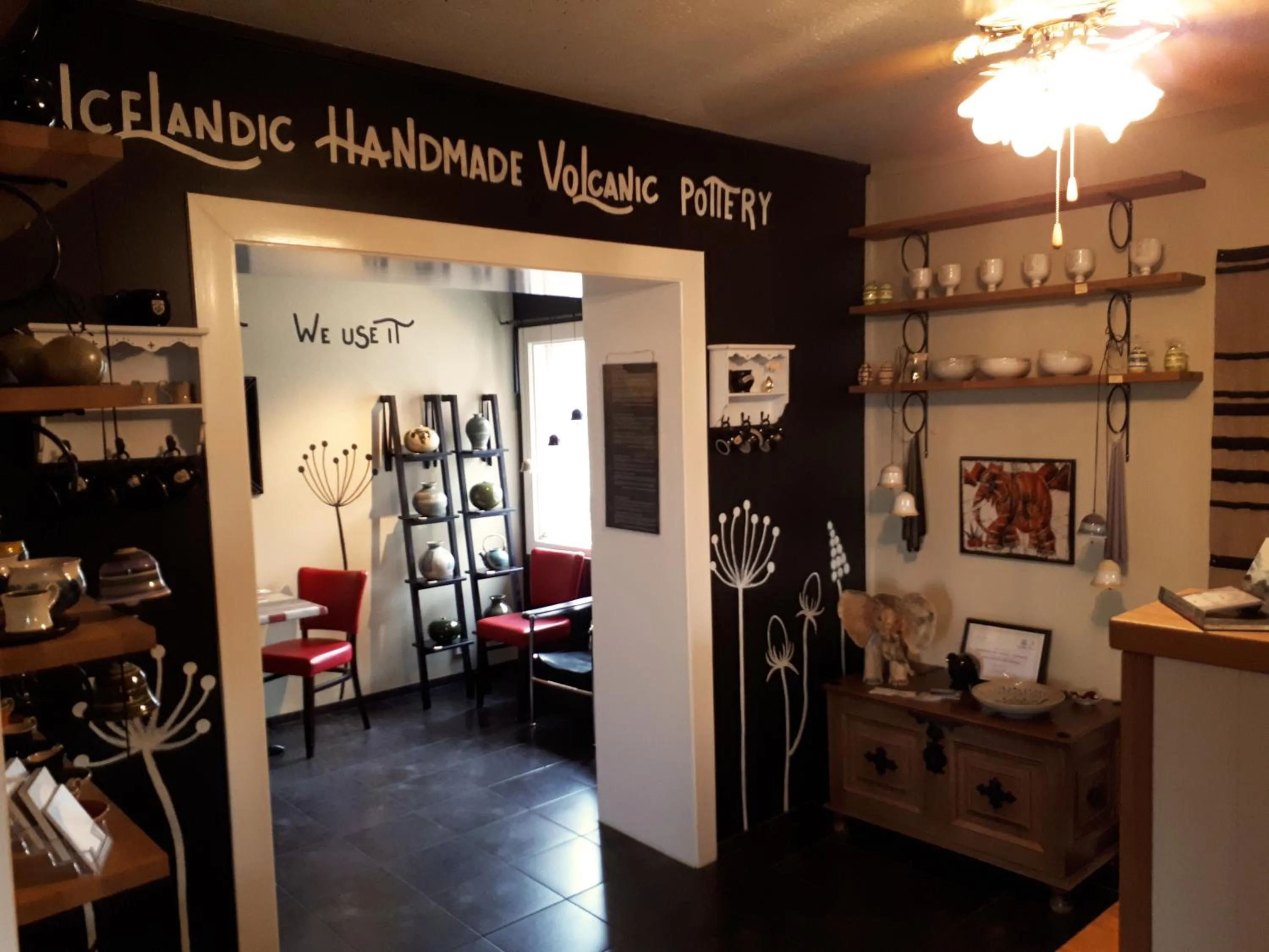 Restaurant/places to eat in Eldstó Art Café Guesthouse