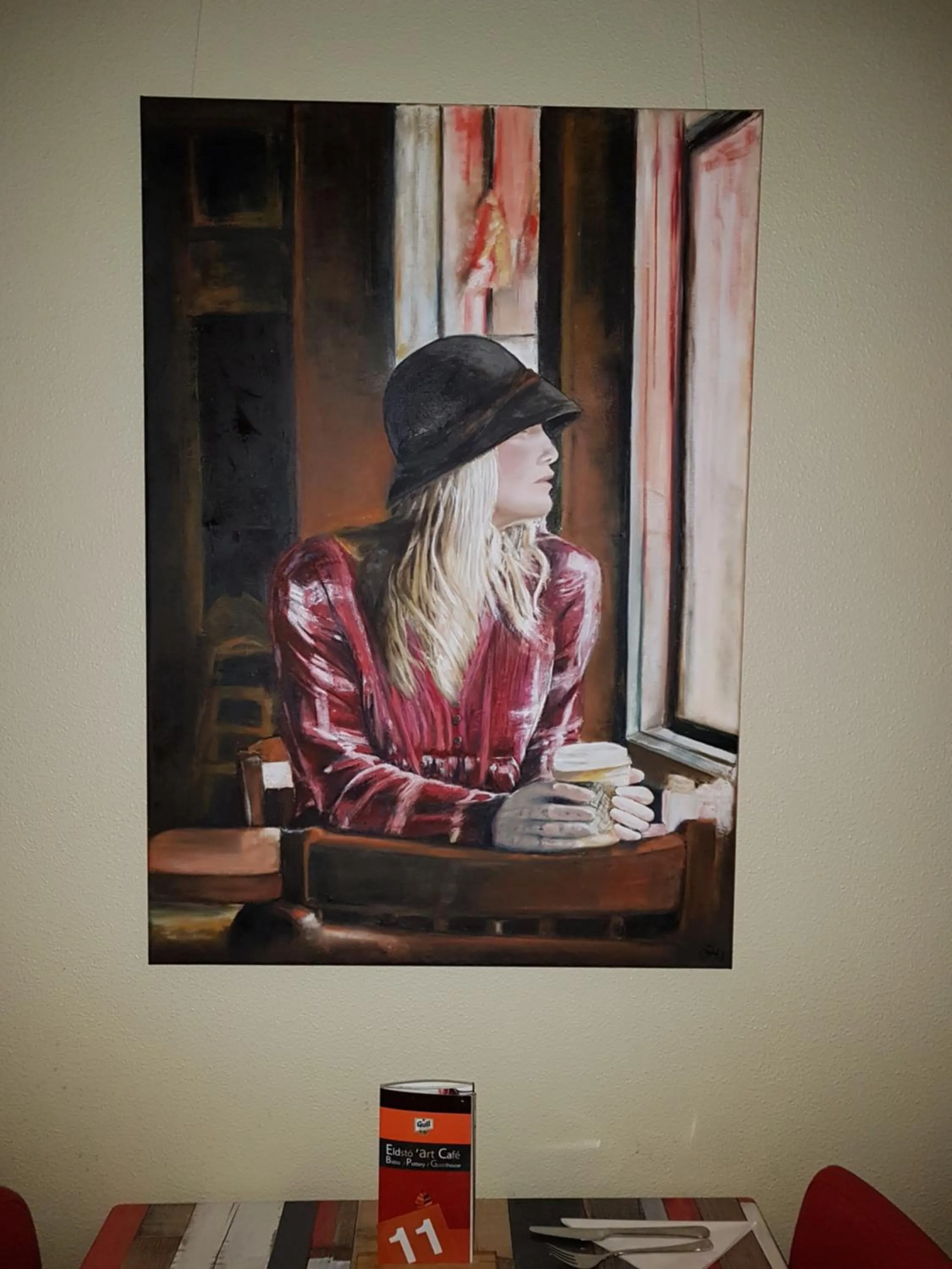 Restaurant/places to eat in Eldstó Art Café Guesthouse