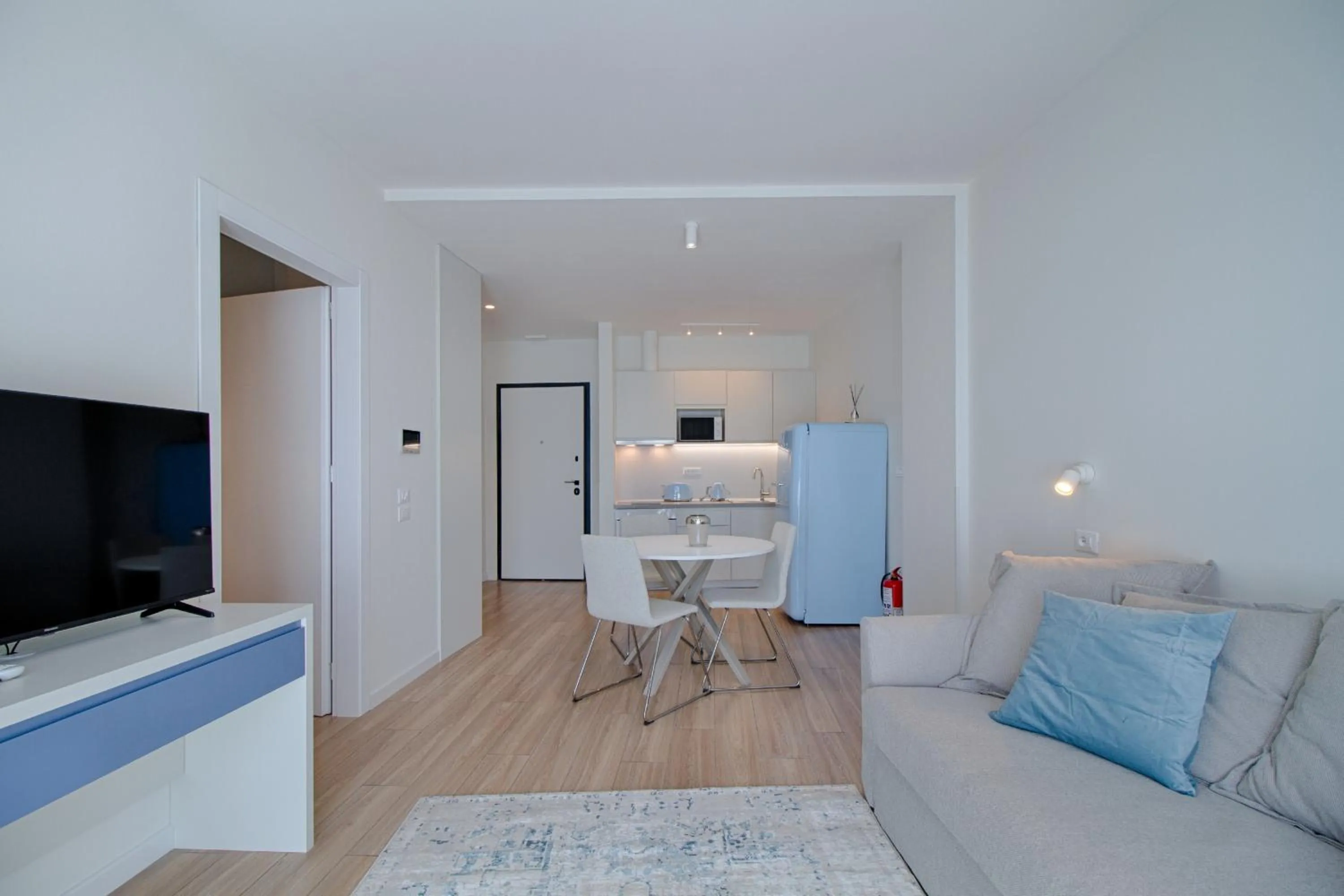 Living room in The Rooms Serviced Apartments Tirana