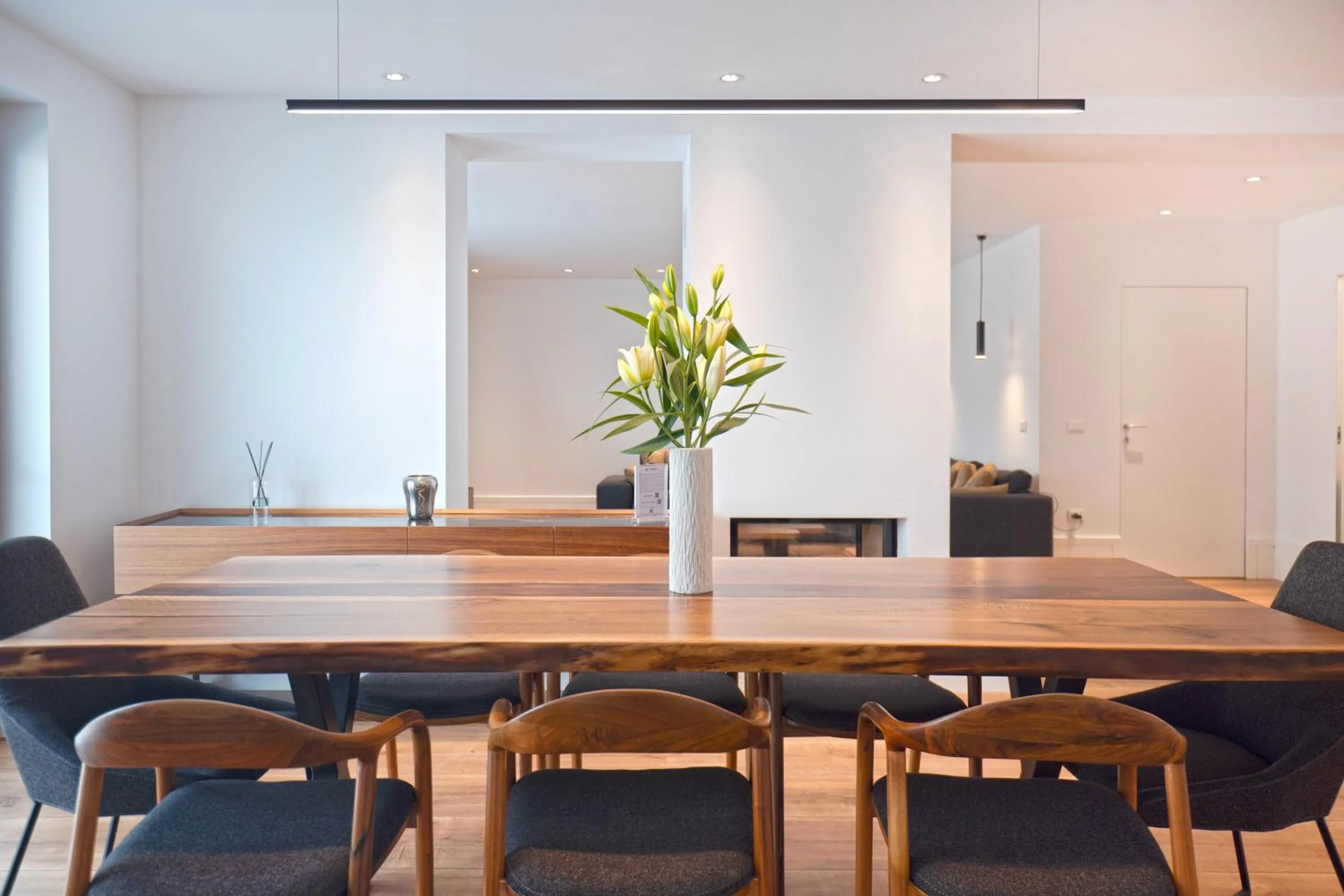 Living room in The Rooms Serviced Apartments Tirana