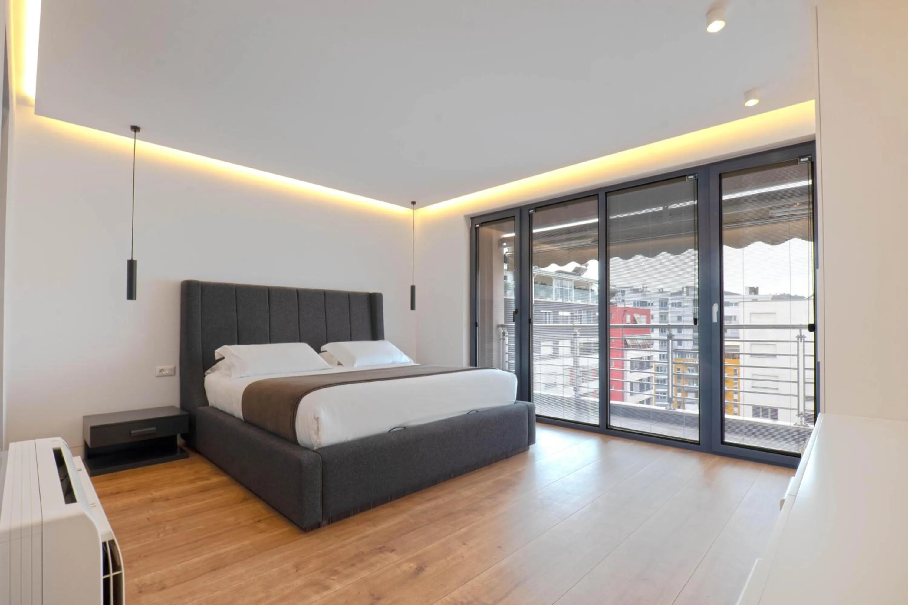 Photo of the whole room, Bed in The Rooms Serviced Apartments Tirana