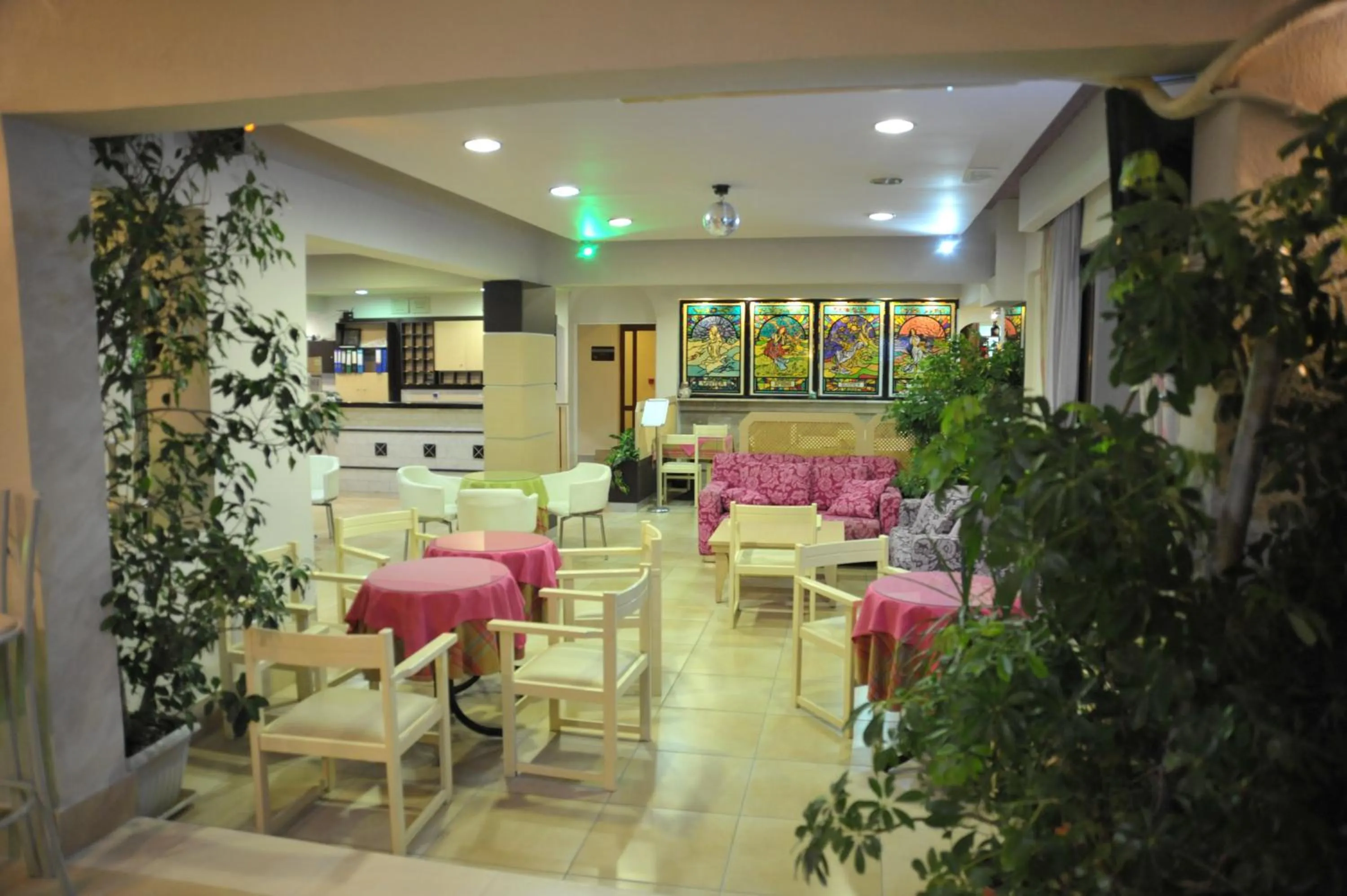 Communal lounge/ TV room in Anseli Hotel