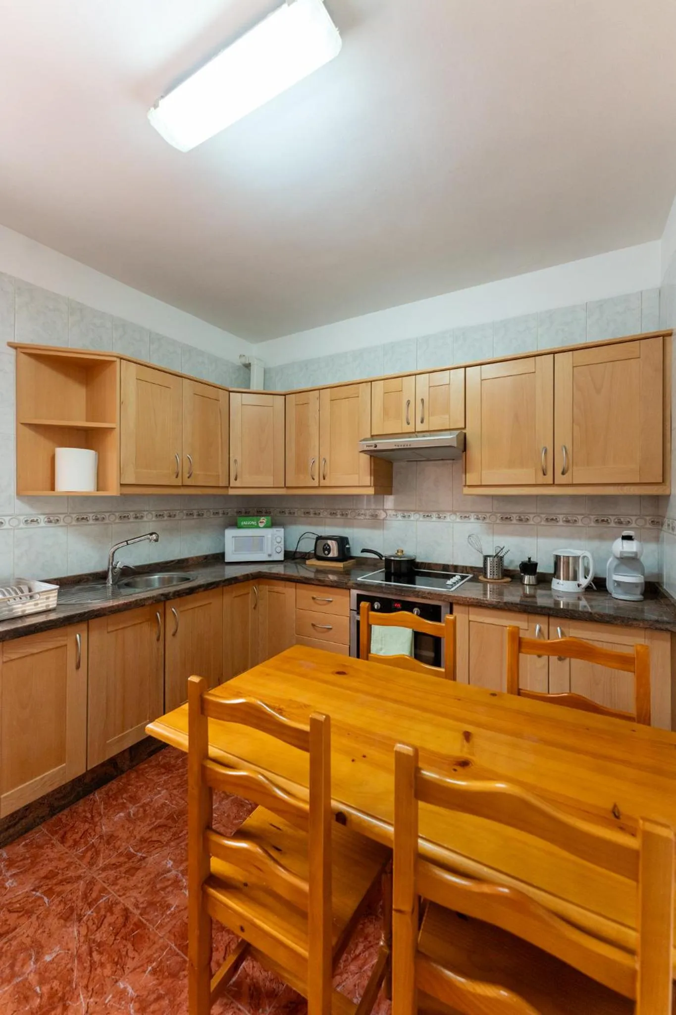 Communal kitchen in Casa Resi