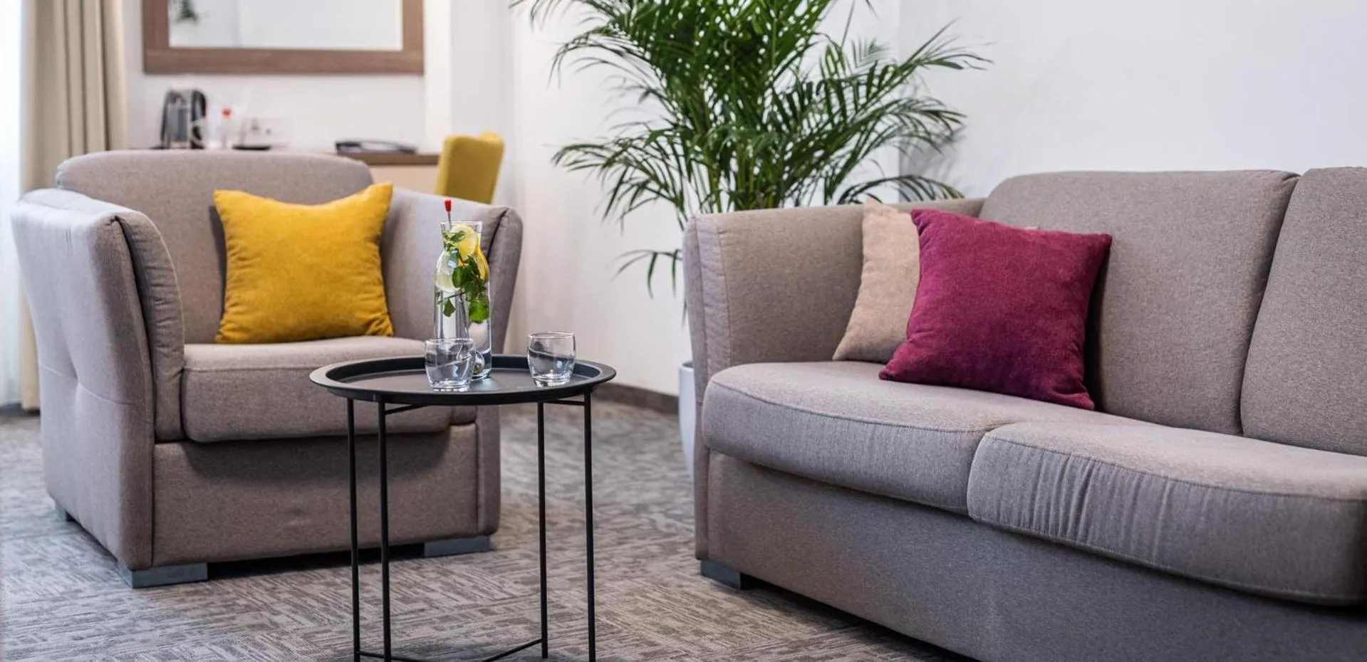 Seating area in Hotel Fontana Vrnjačka Banja