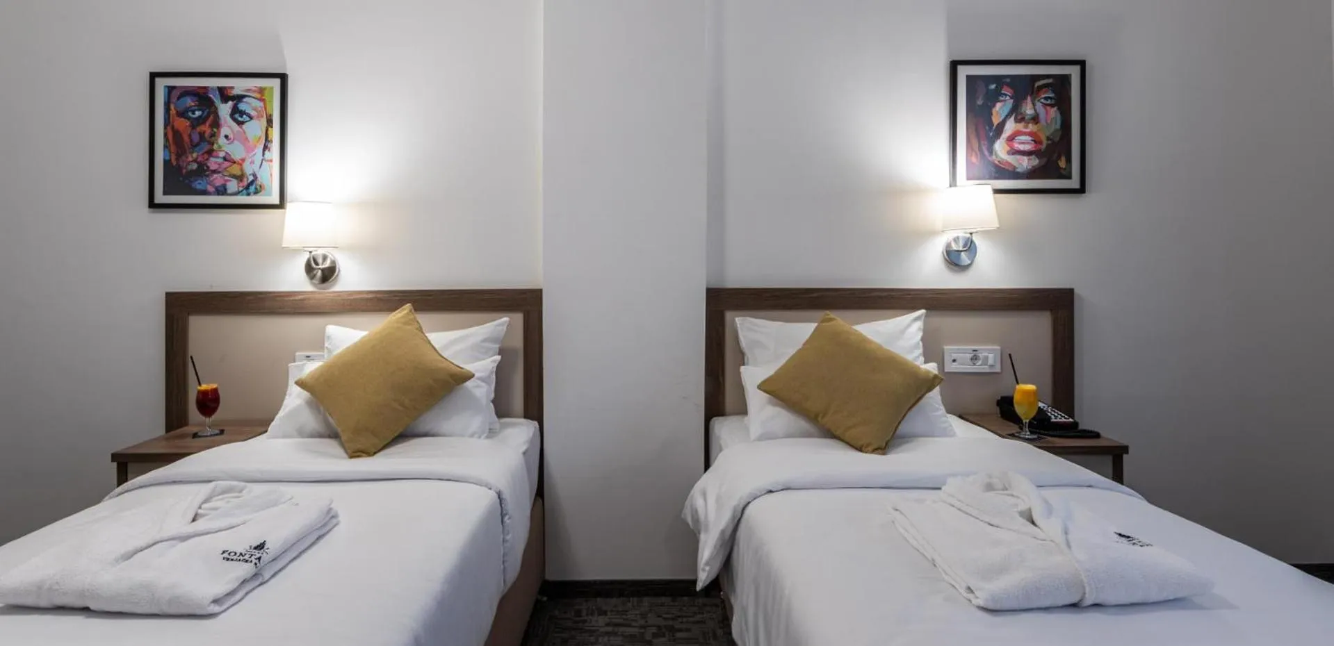 Bed in Hotel Fontana Vrnjačka Banja