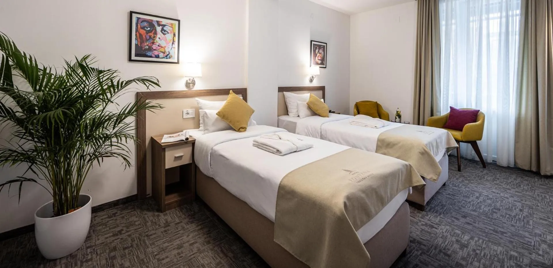 Bed in Hotel Fontana Vrnjačka Banja