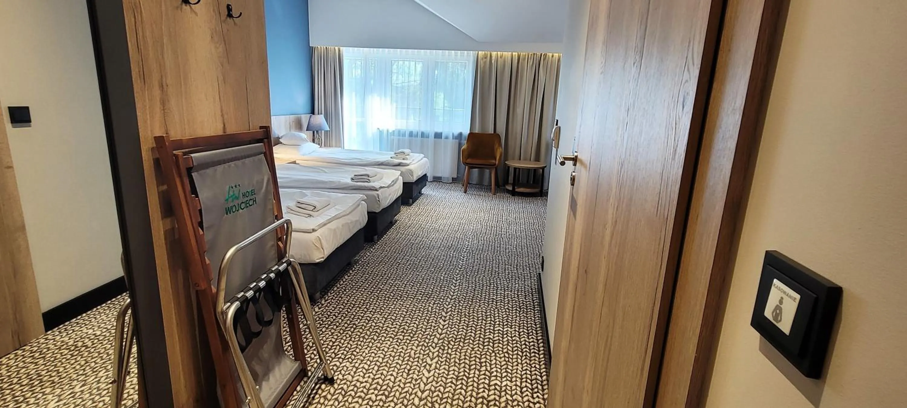 Bed in Hotel Wojciech