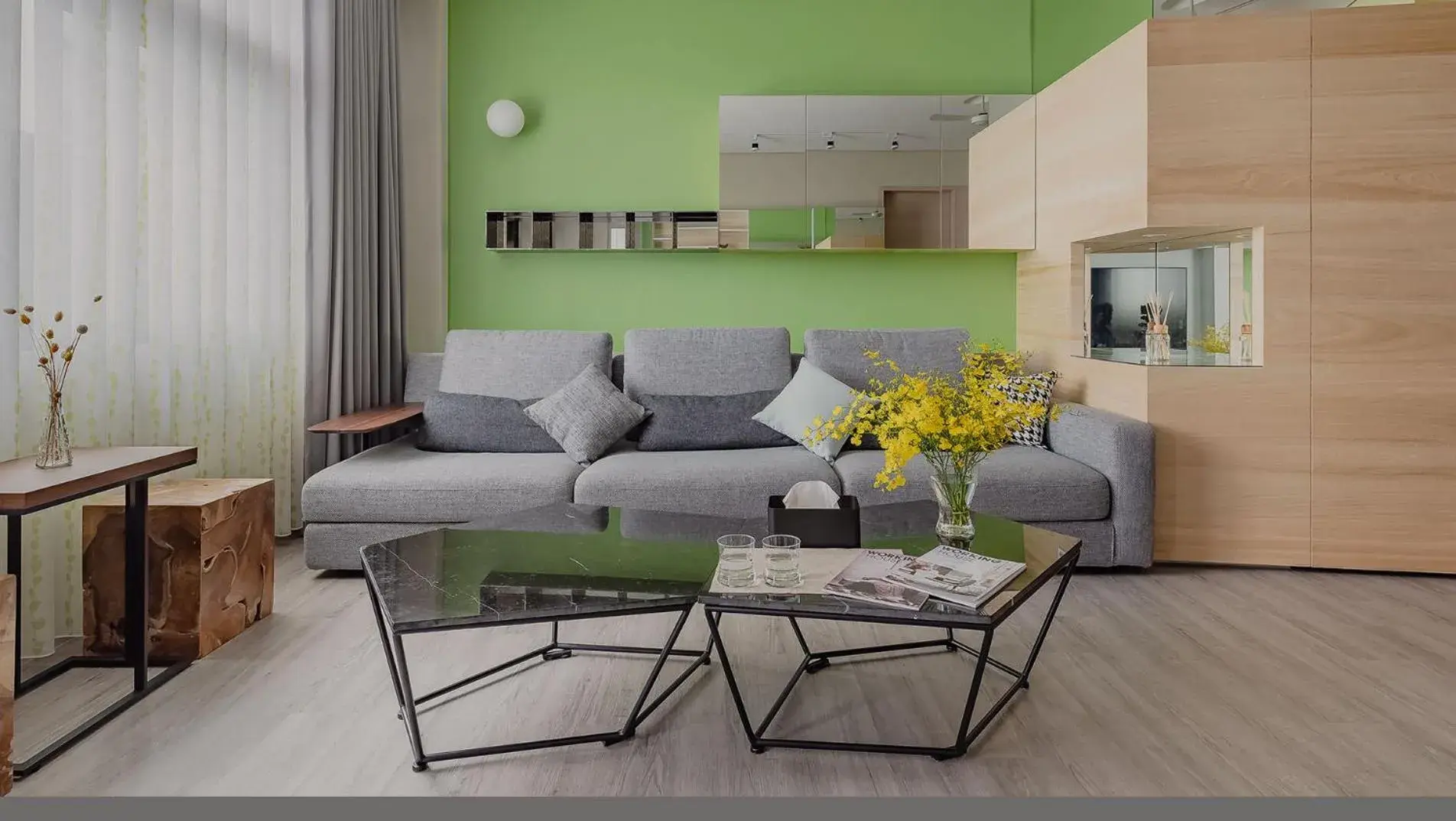 Living room in Night Home Living room in Night Home