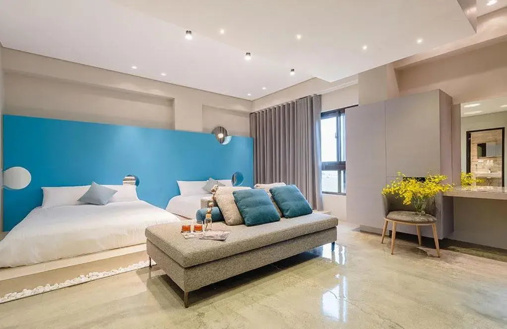 Decorative detail, Bed in Night Home Decorative detail, Bed in Night Home