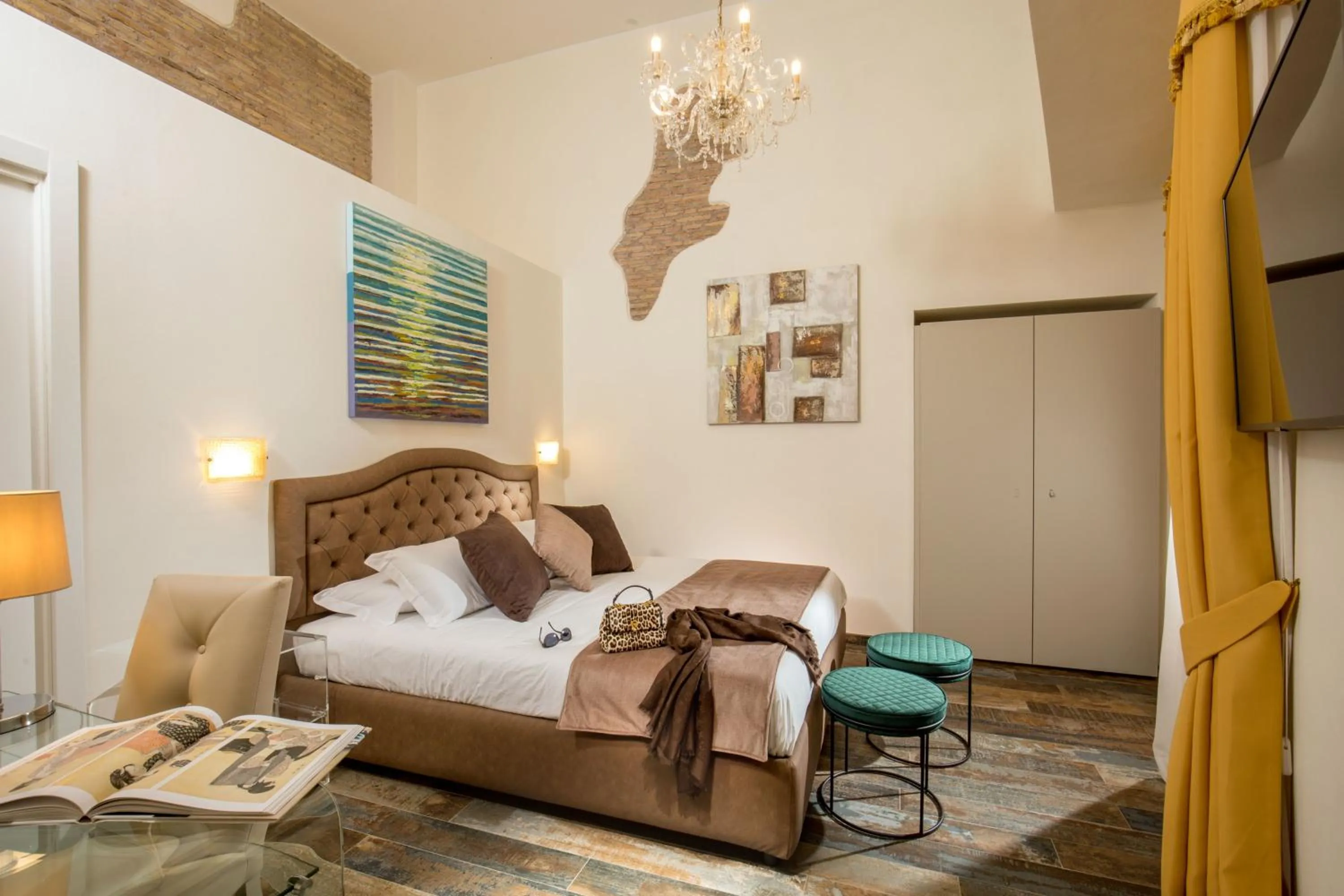 Bed in Guesthouse MySuiteTower Pantheon