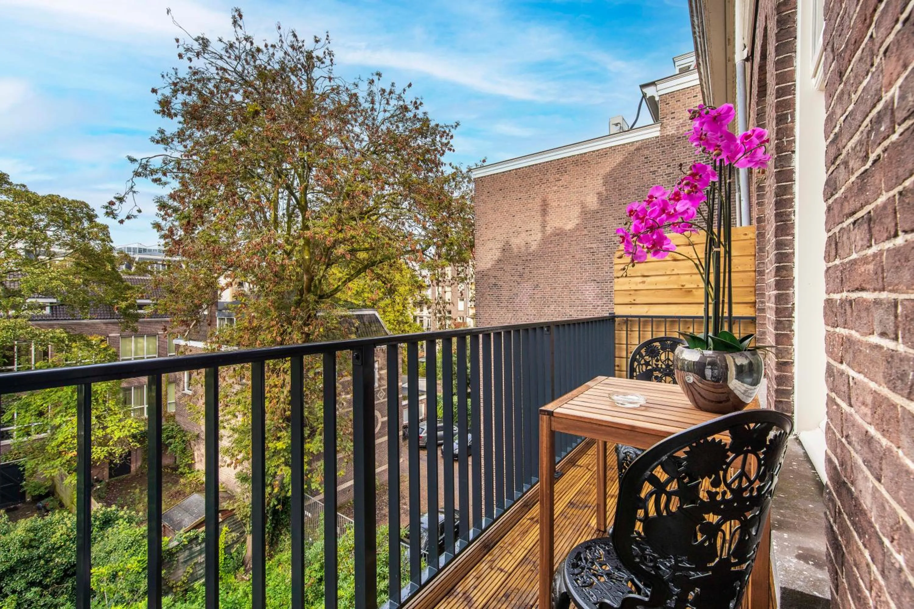 Balcony/Terrace in Amstel Corner Hotel