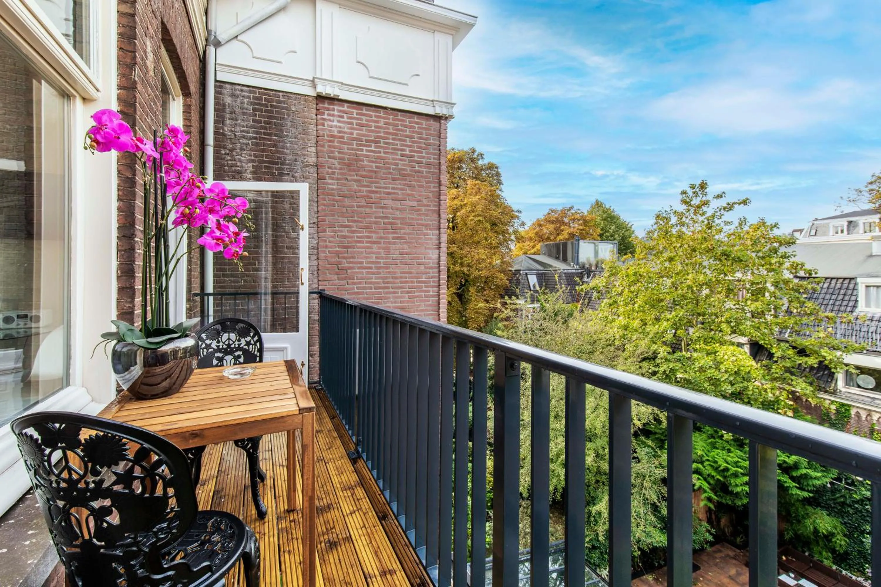 Balcony/Terrace in Amstel Corner Hotel