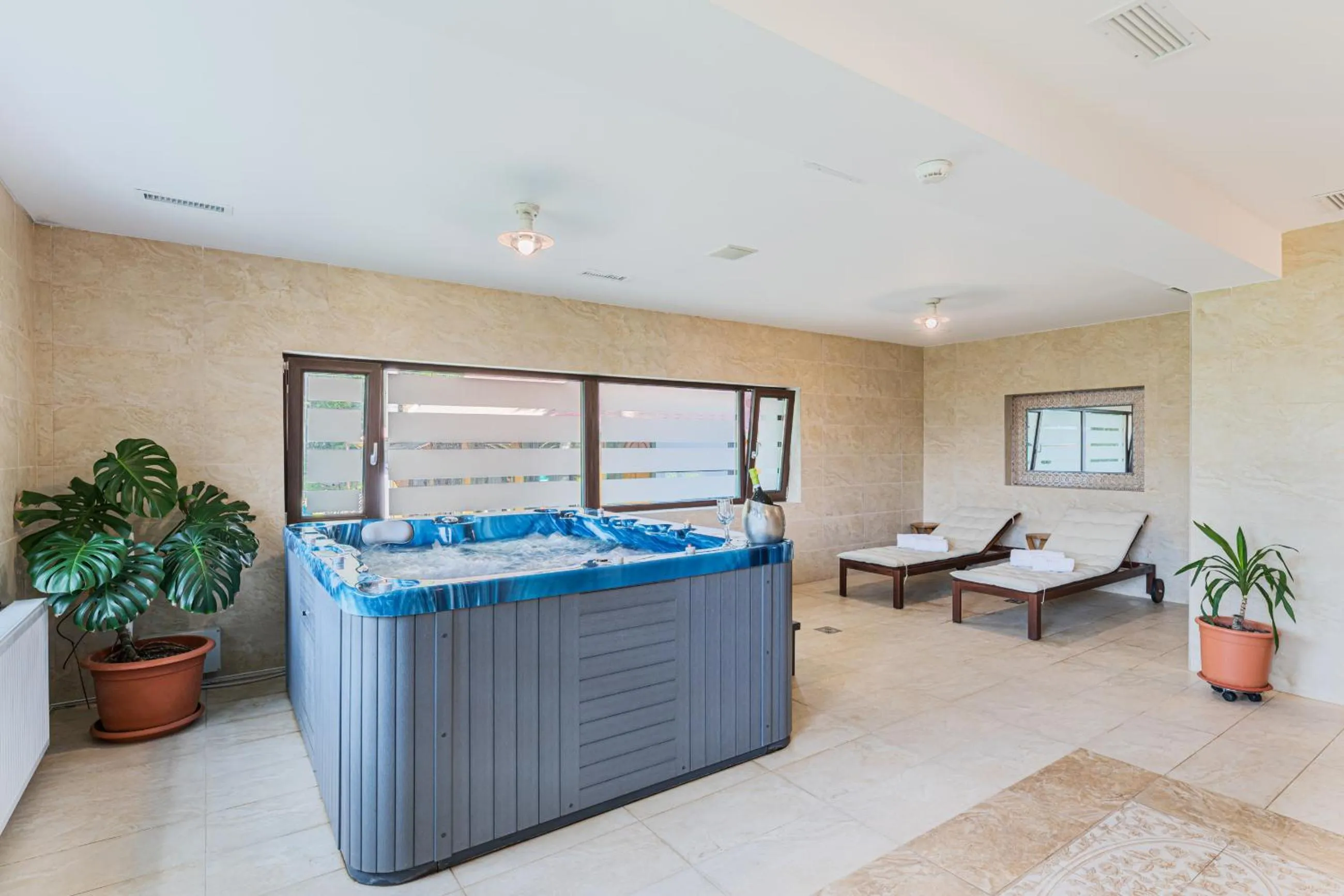 Spa and wellness centre/facilities in Pensiunea Hilltop