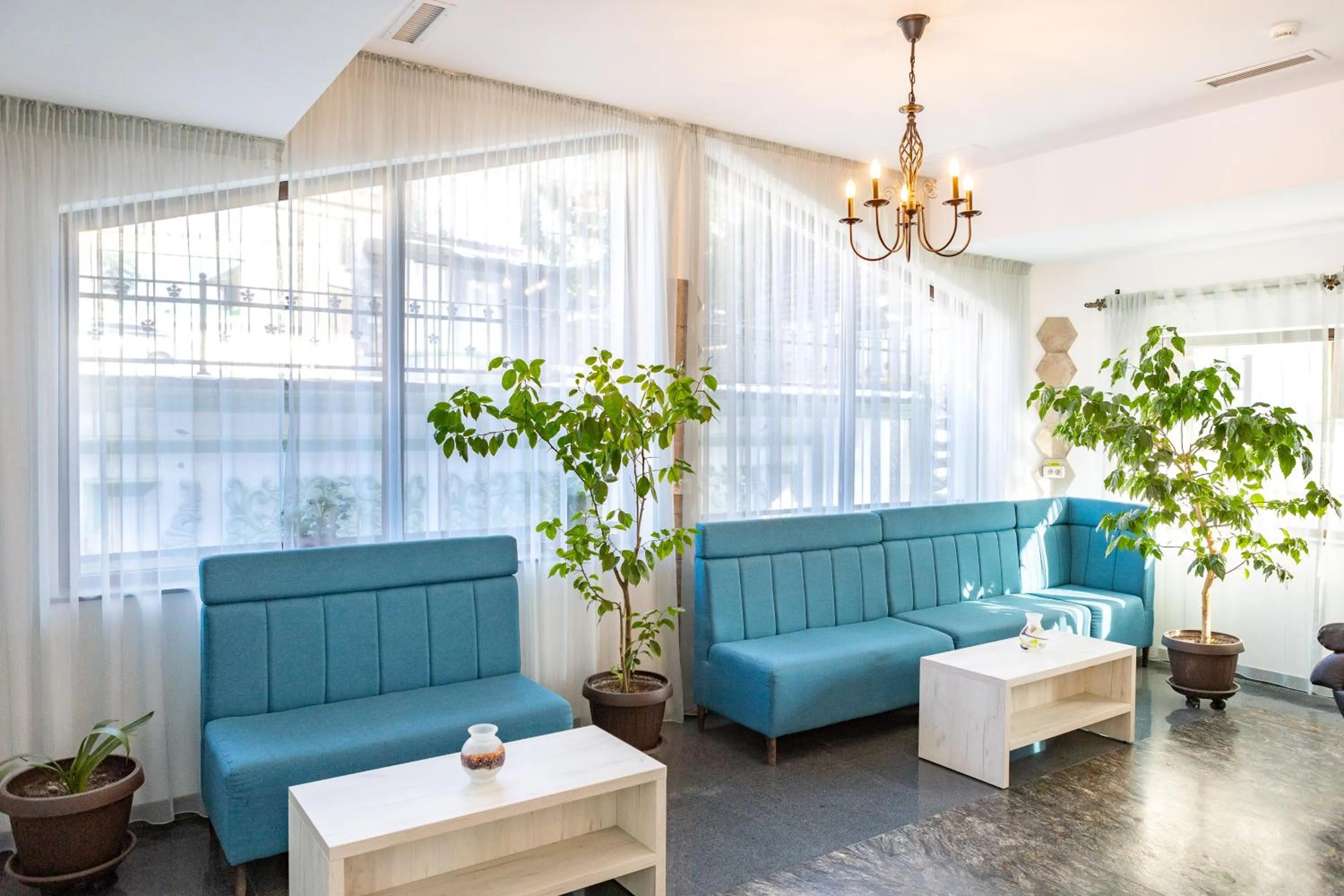 Lobby or reception in Pensiunea Hilltop