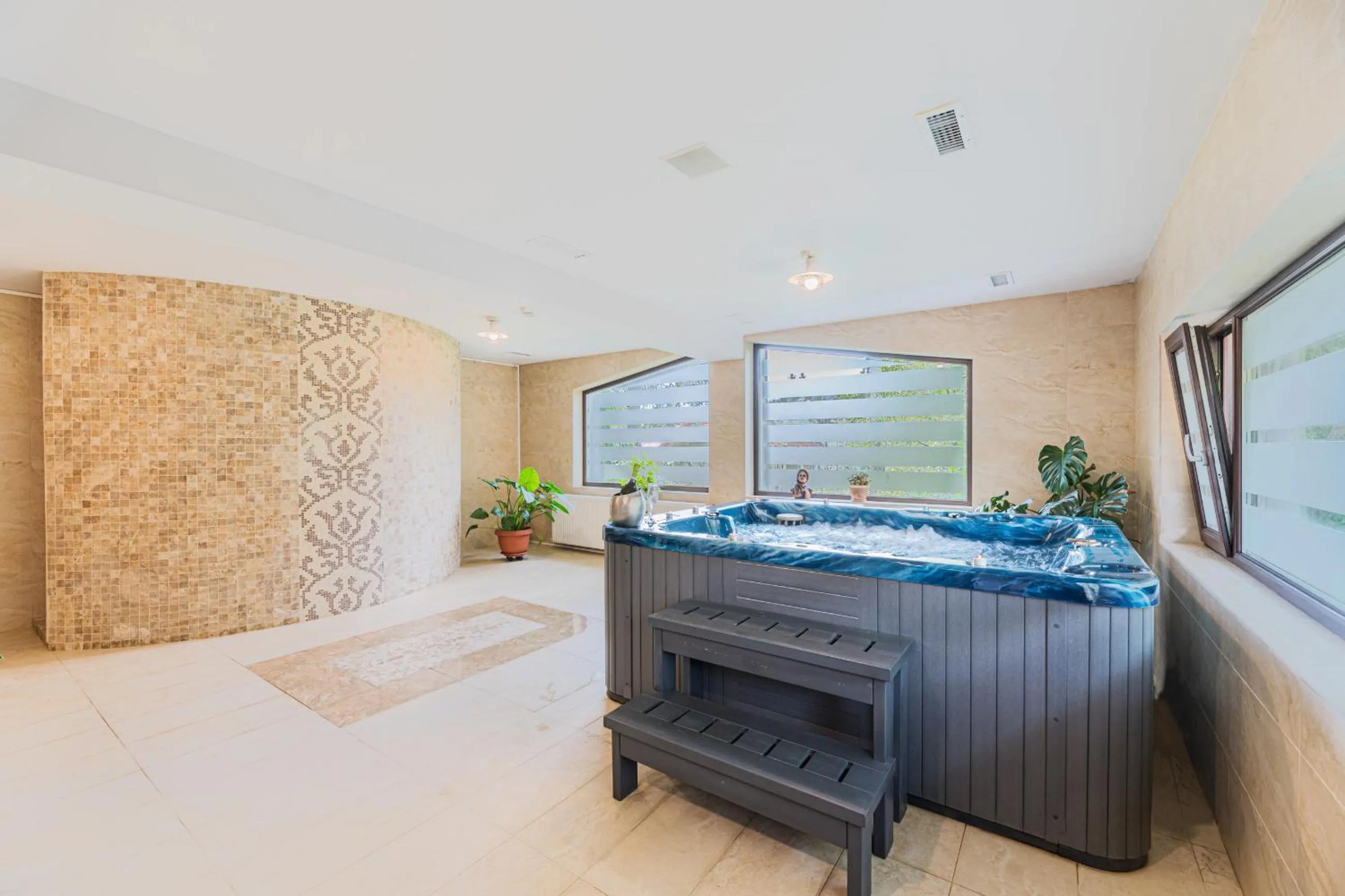 Spa and wellness centre/facilities in Pensiunea Hilltop