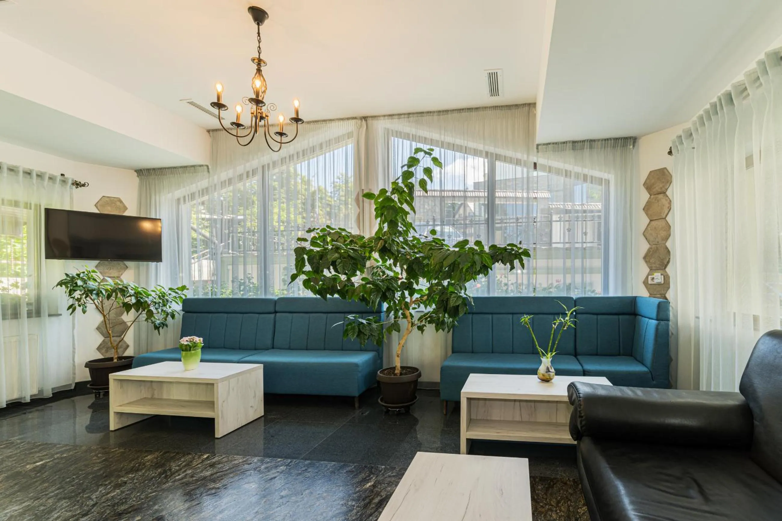 Lobby or reception in Pensiunea Hilltop