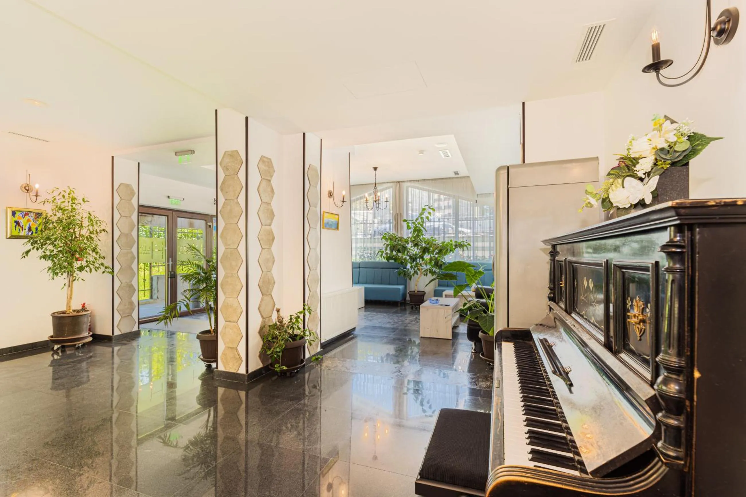 Lobby or reception in Pensiunea Hilltop