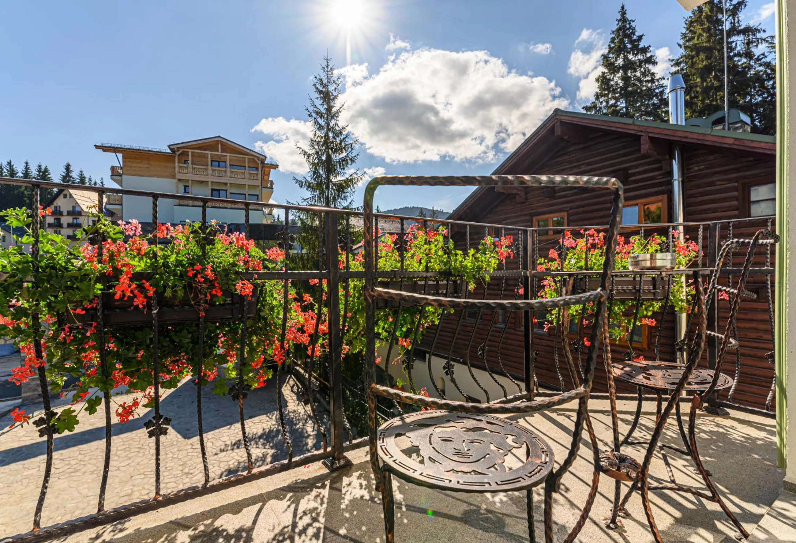 Balcony/Terrace in Pensiunea Hilltop