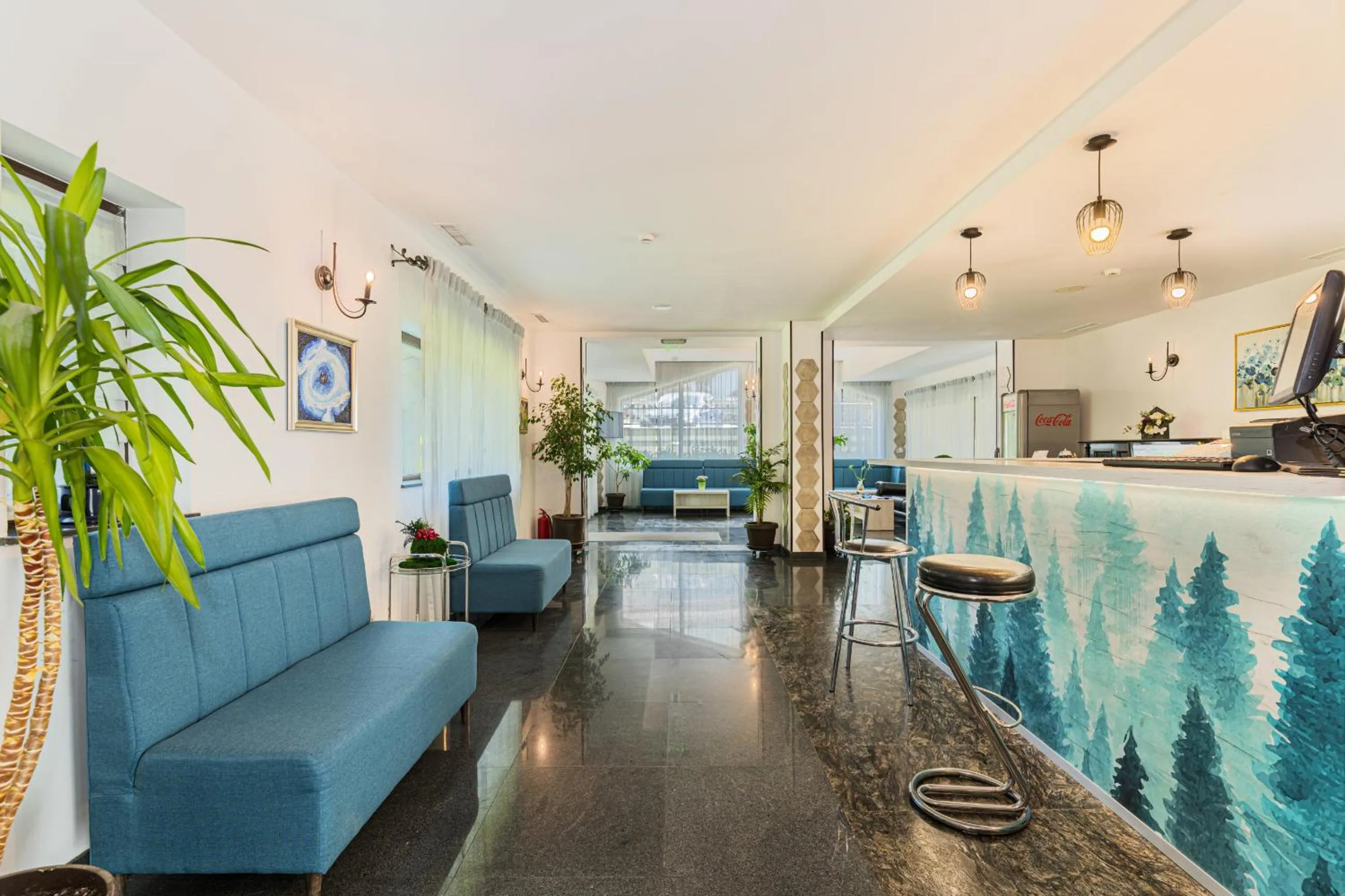 Lobby or reception in Pensiunea Hilltop
