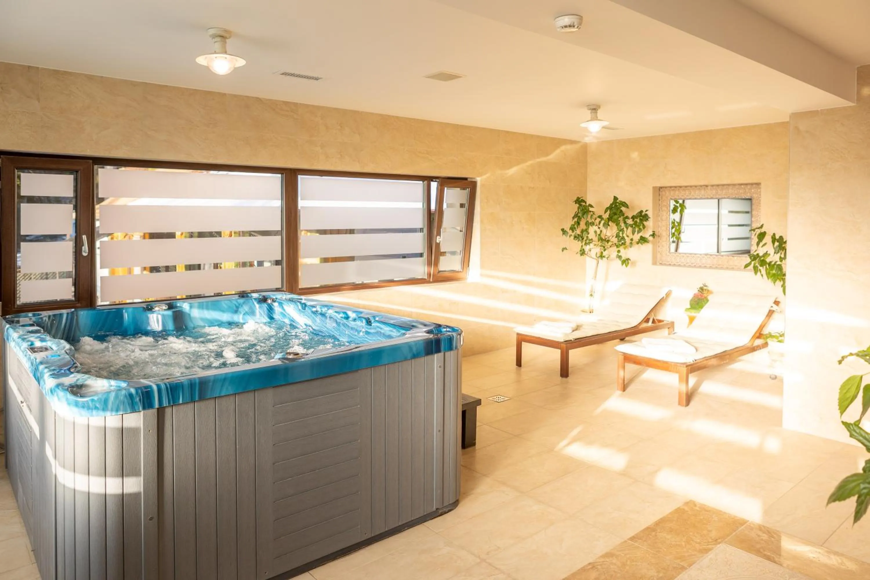 Spa and wellness centre/facilities in Pensiunea Hilltop