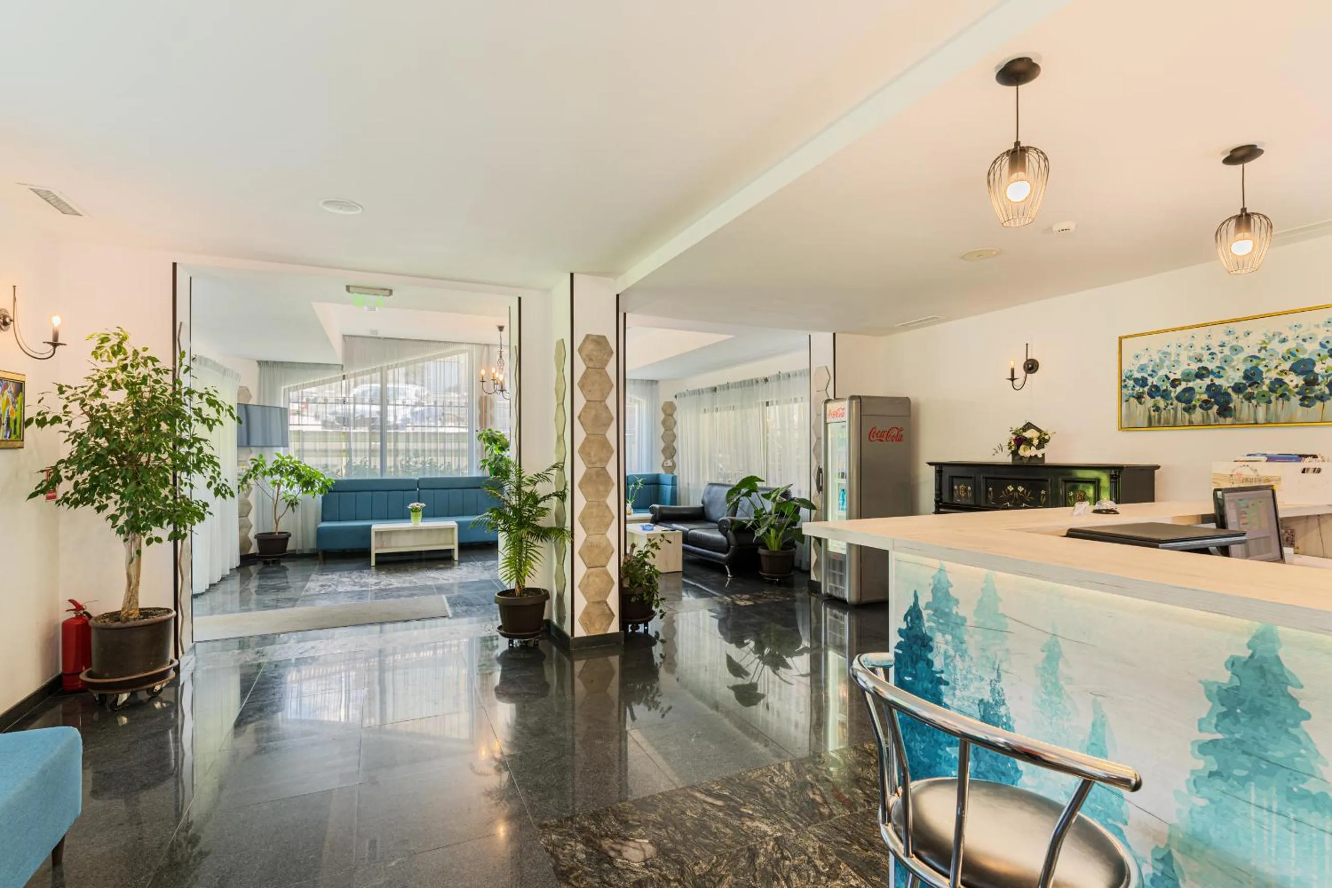 Lobby or reception in Pensiunea Hilltop