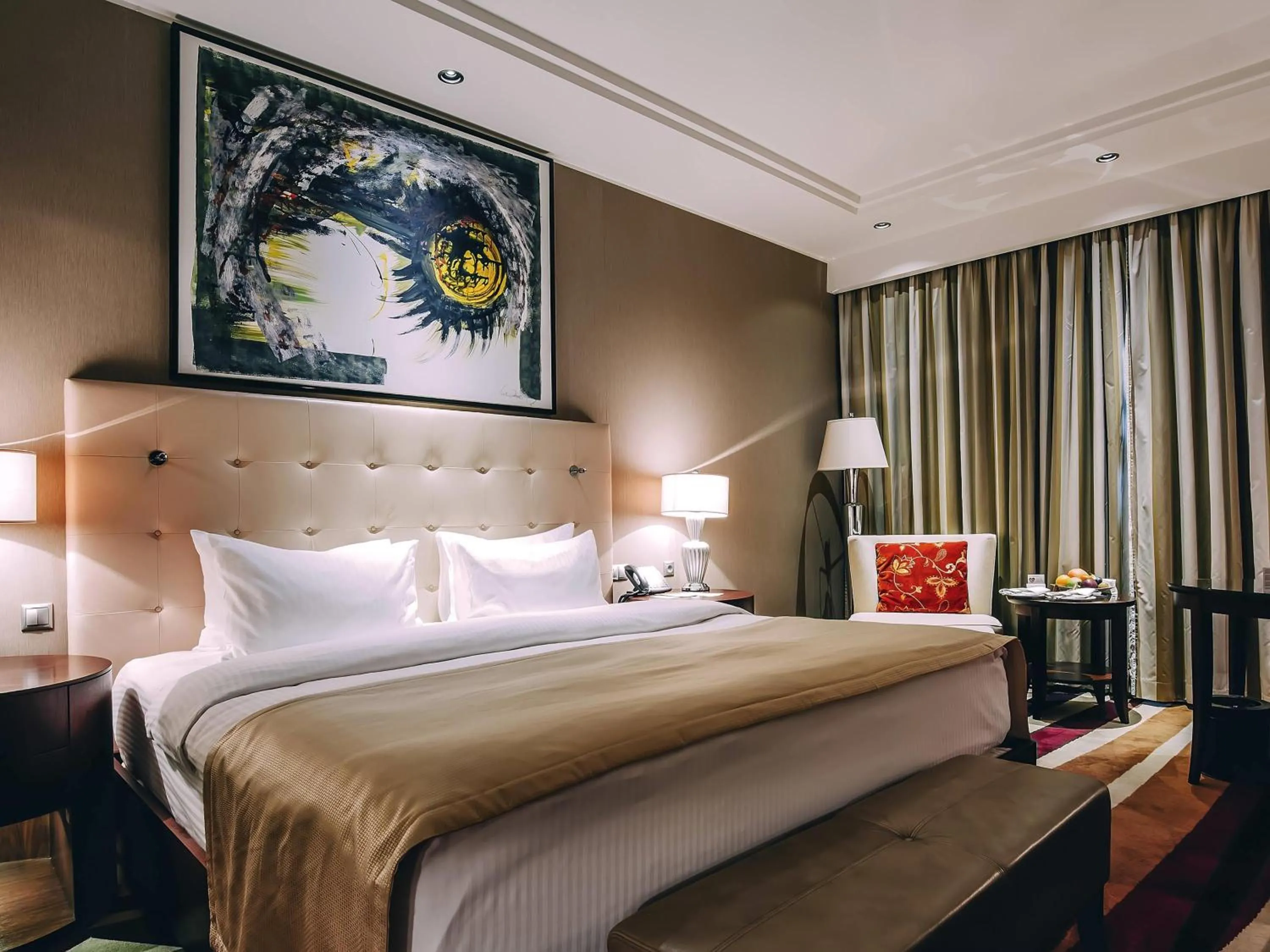 Bedroom, Bed in Rixos Borovoe