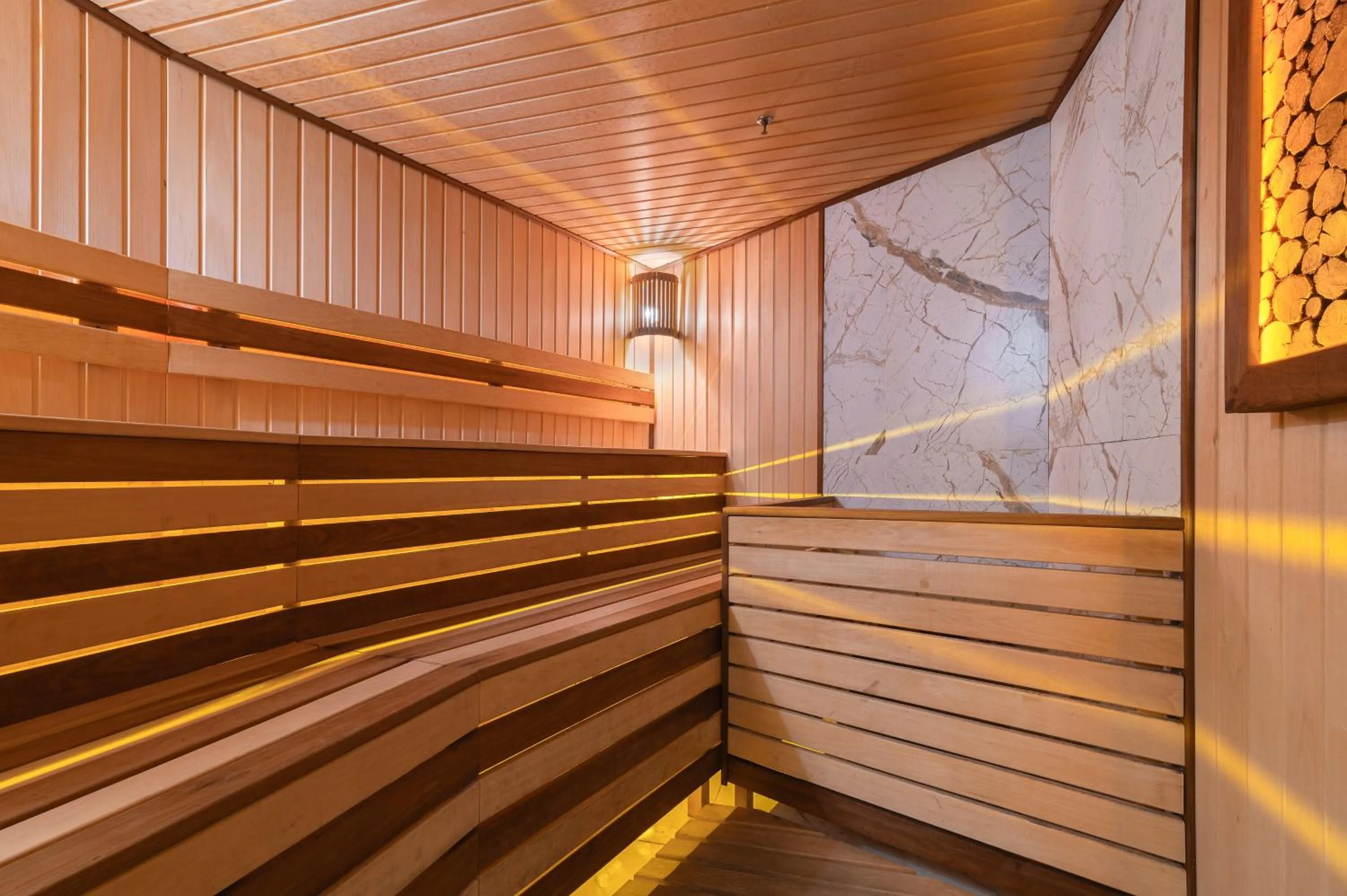 Sauna in Rixos Borovoe