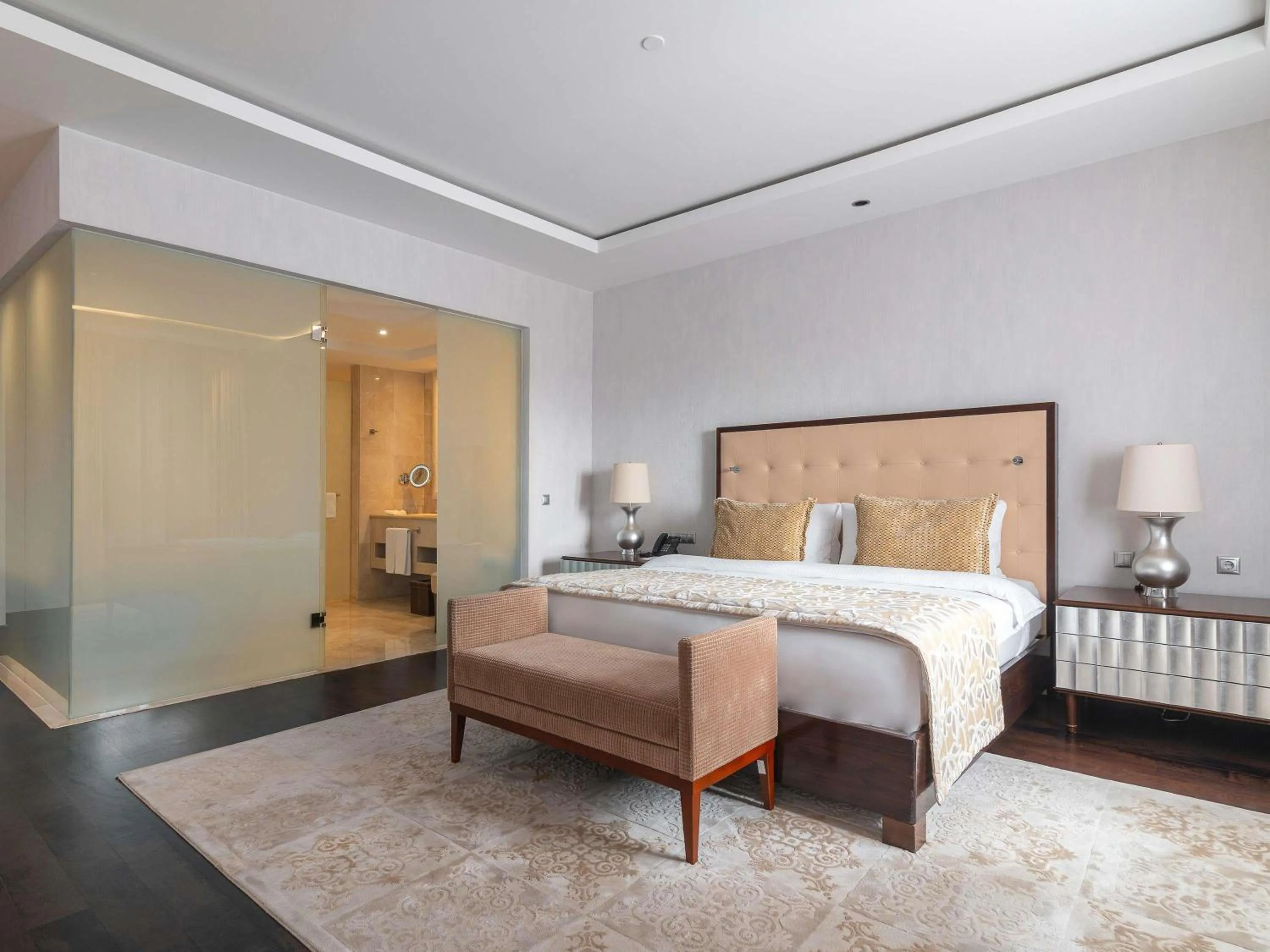 Bedroom, Bed in Rixos Borovoe