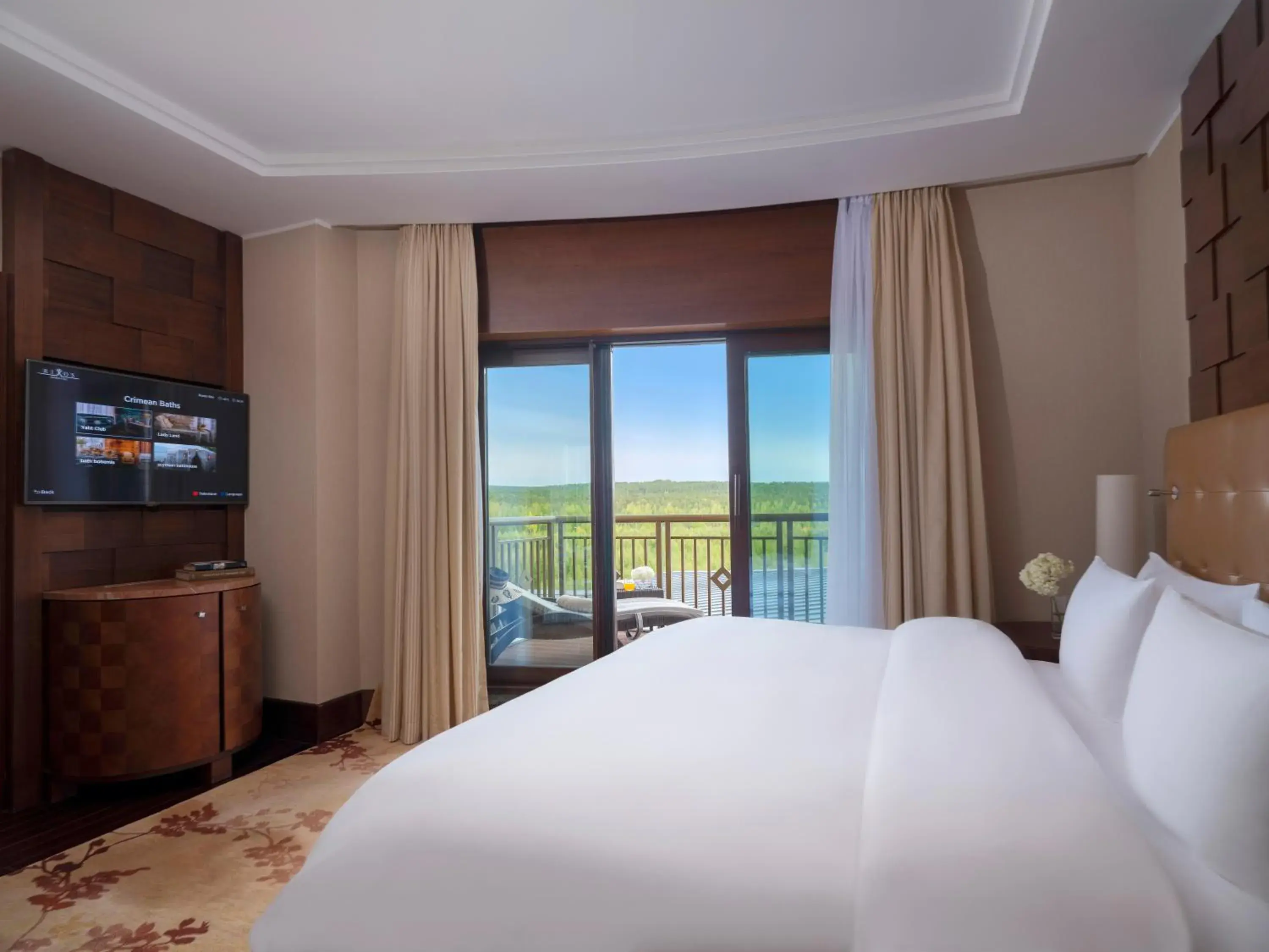 View (from property/room), Bed in Rixos Borovoe View (from property/room), Bed in Rixos Borovoe