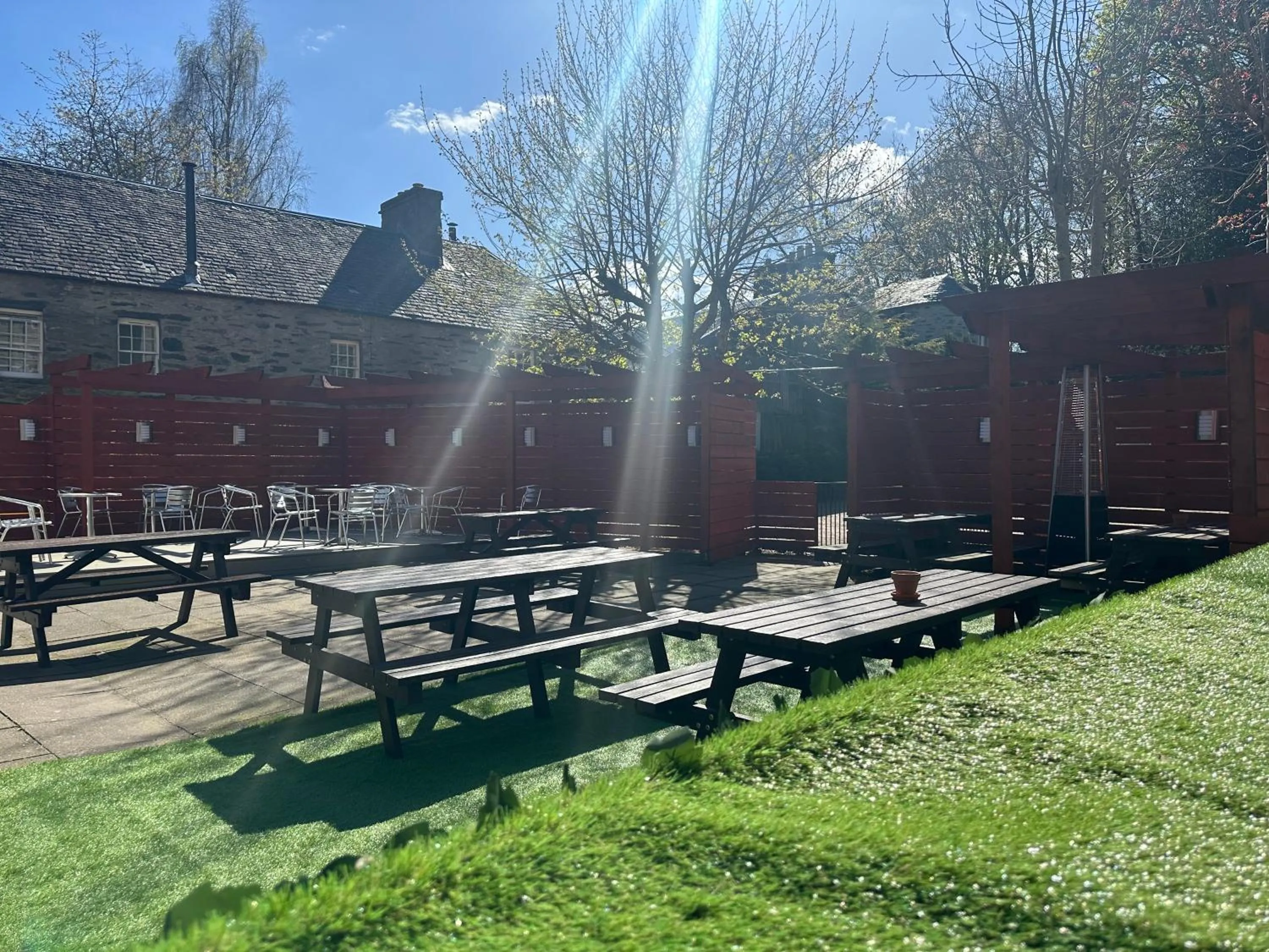 Garden in Royal Dunkeld Hotel