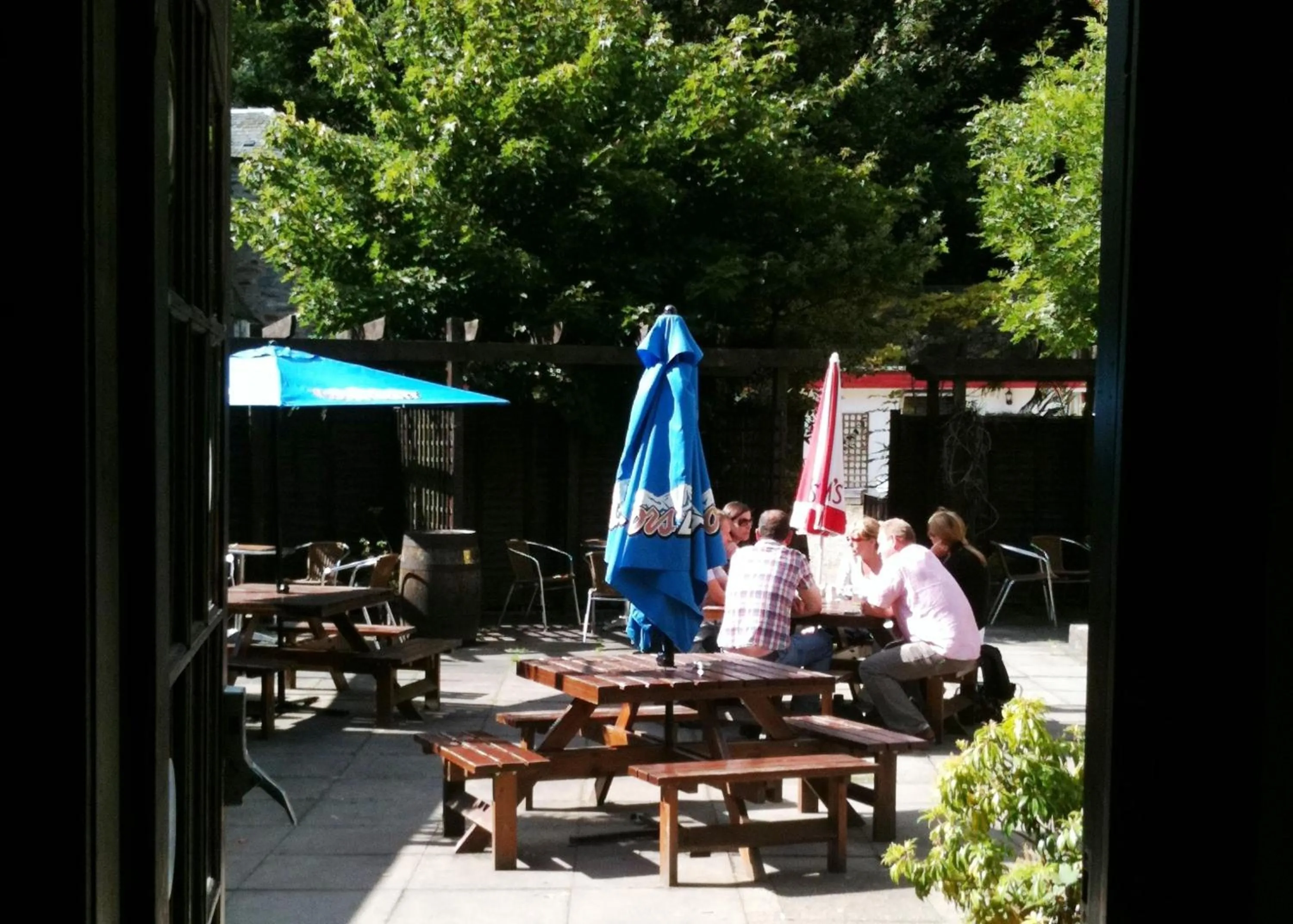 Patio in Royal Dunkeld Hotel