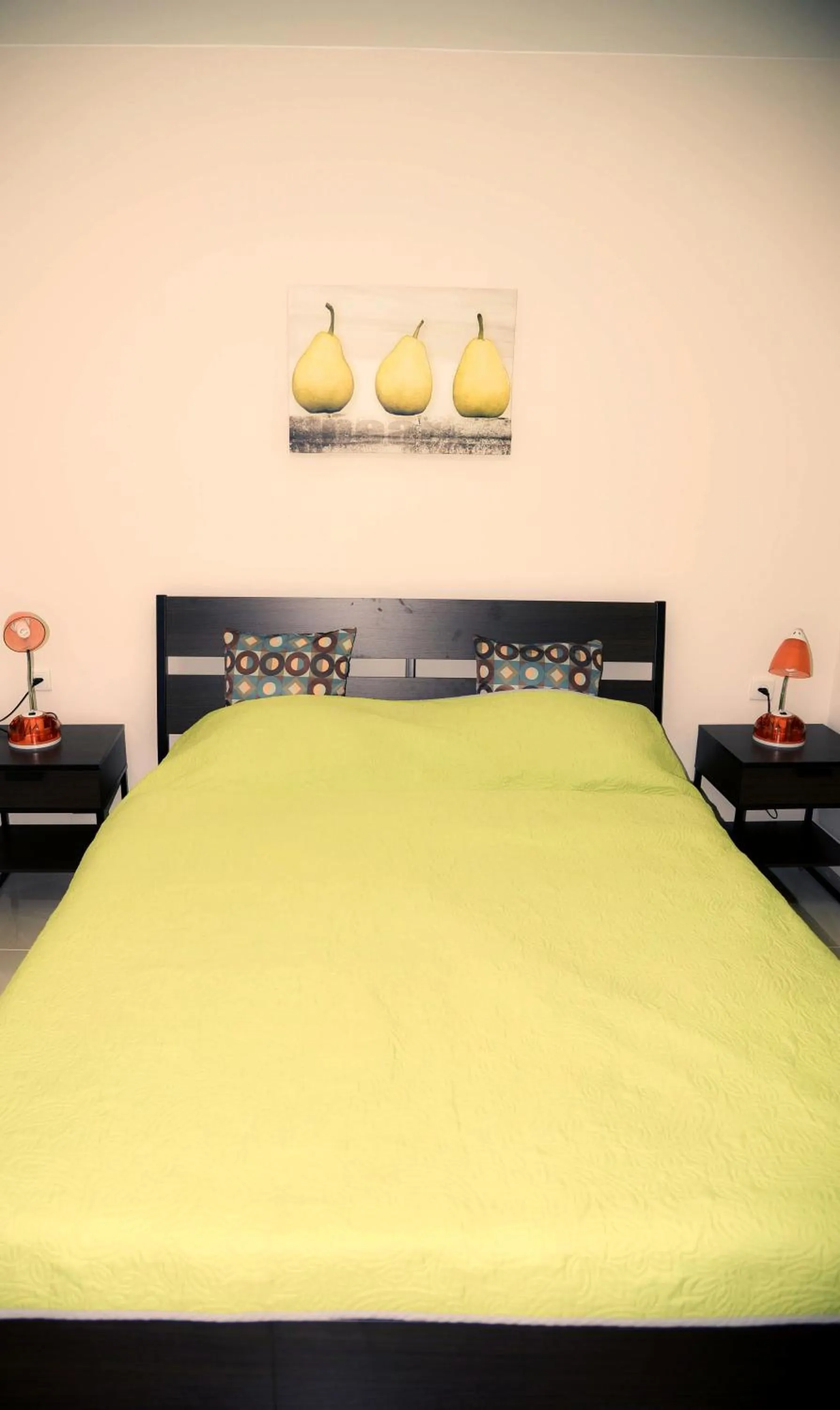 Bed in Rooms on the sea