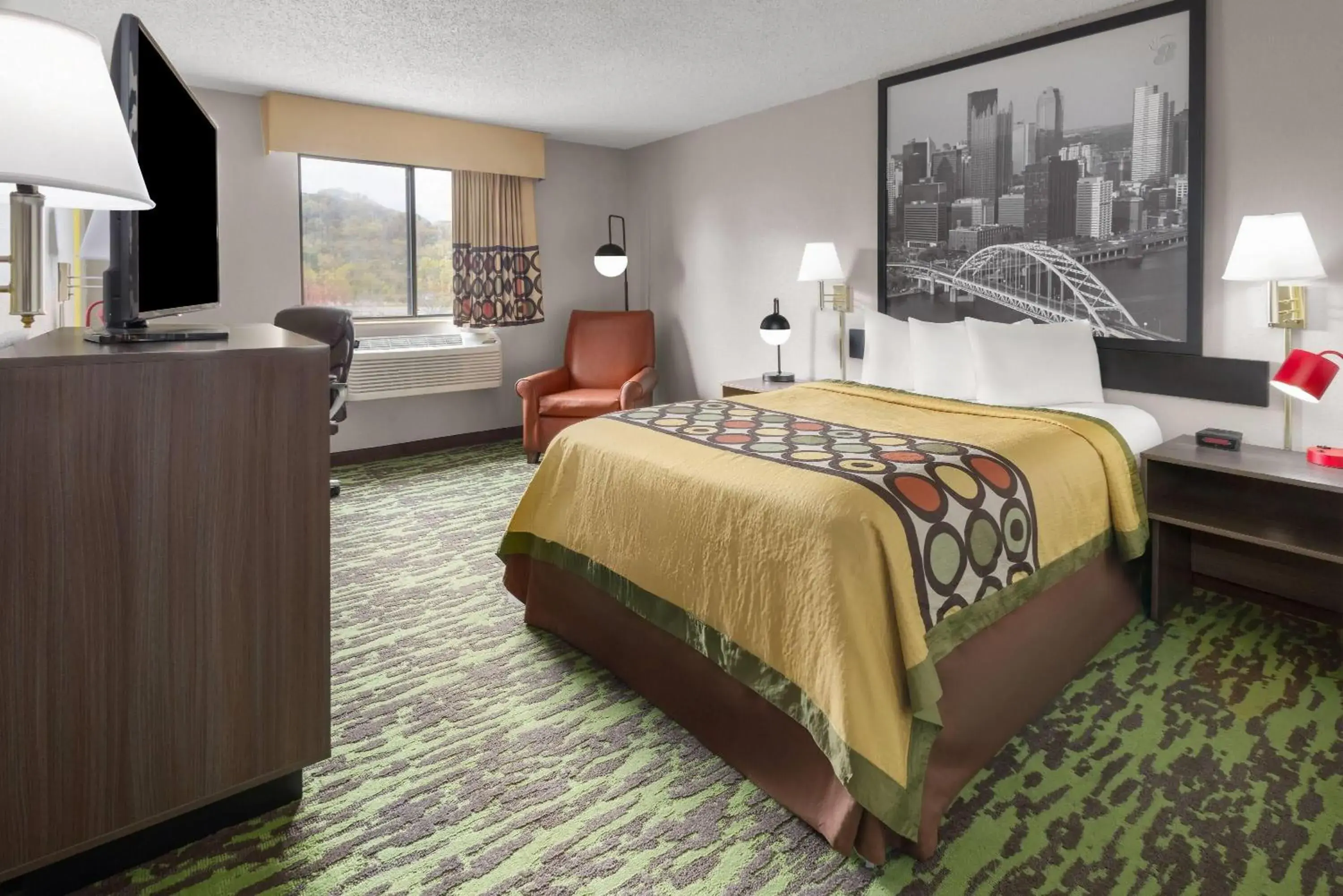 Photo of the whole room, Bed in Super 8 by Wyndham New Stanton Photo of the whole room, Bed in Super 8 by Wyndham New Stanton