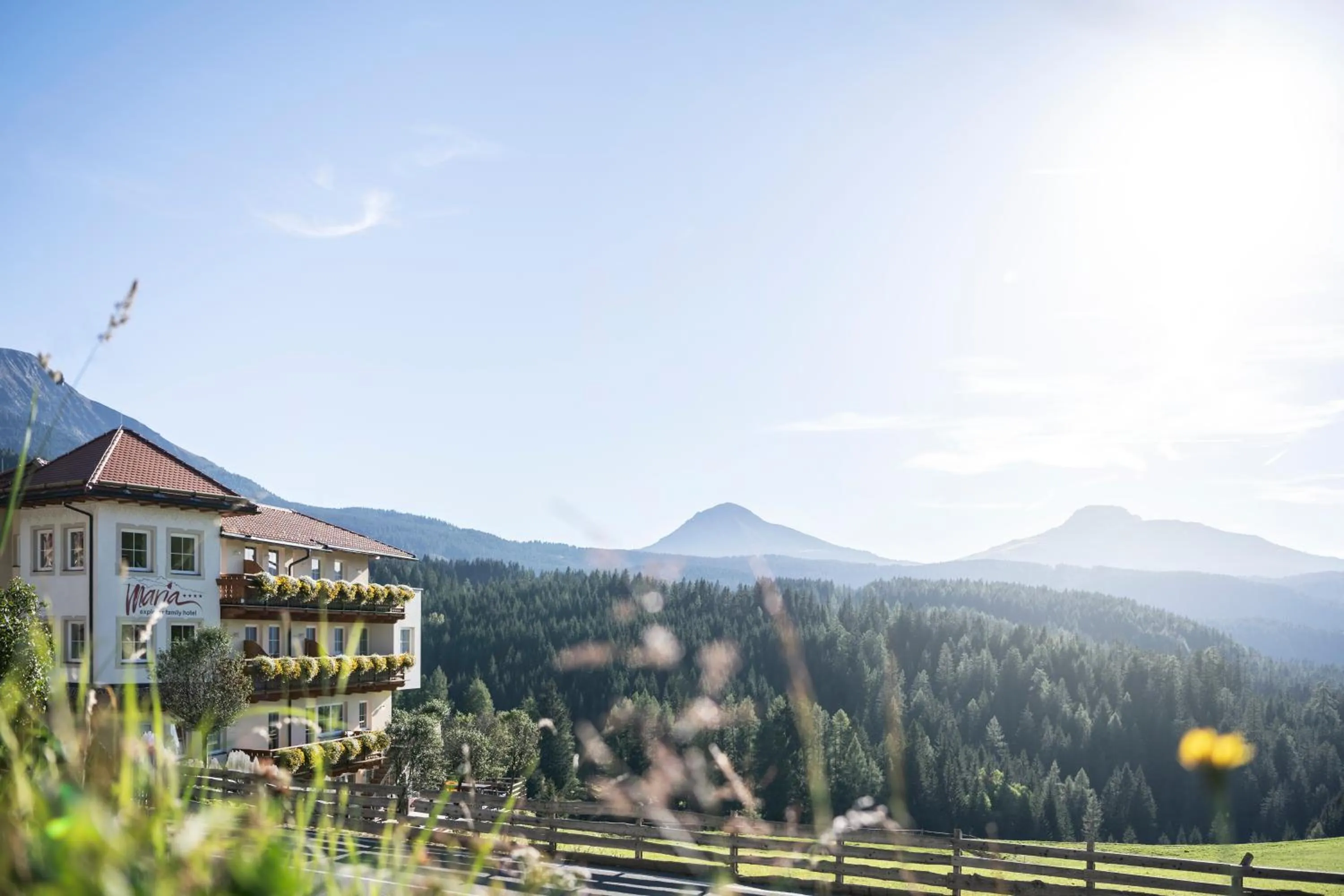 Property building in Familienhotel Maria