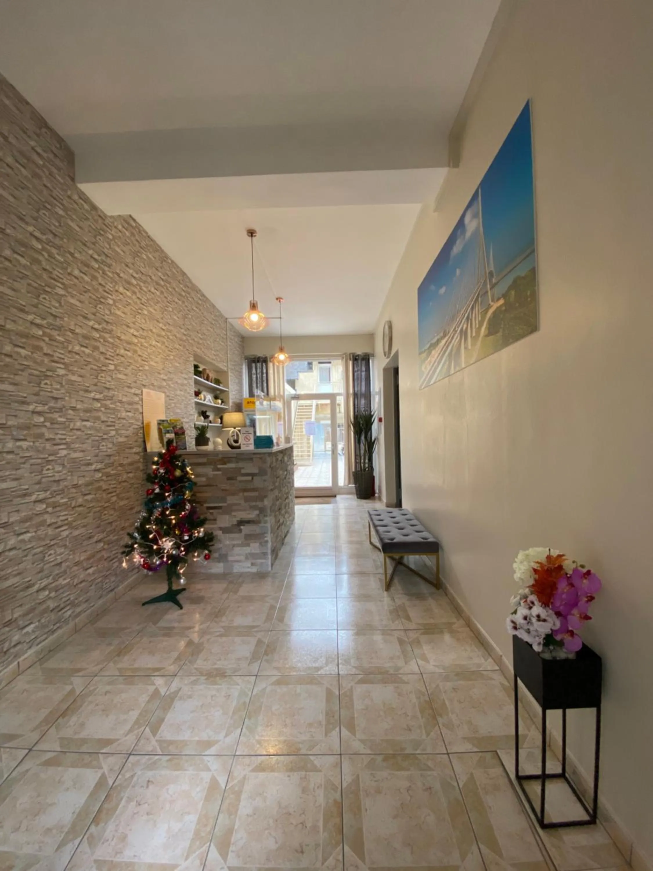 Lobby or reception in Hotel de Normandie