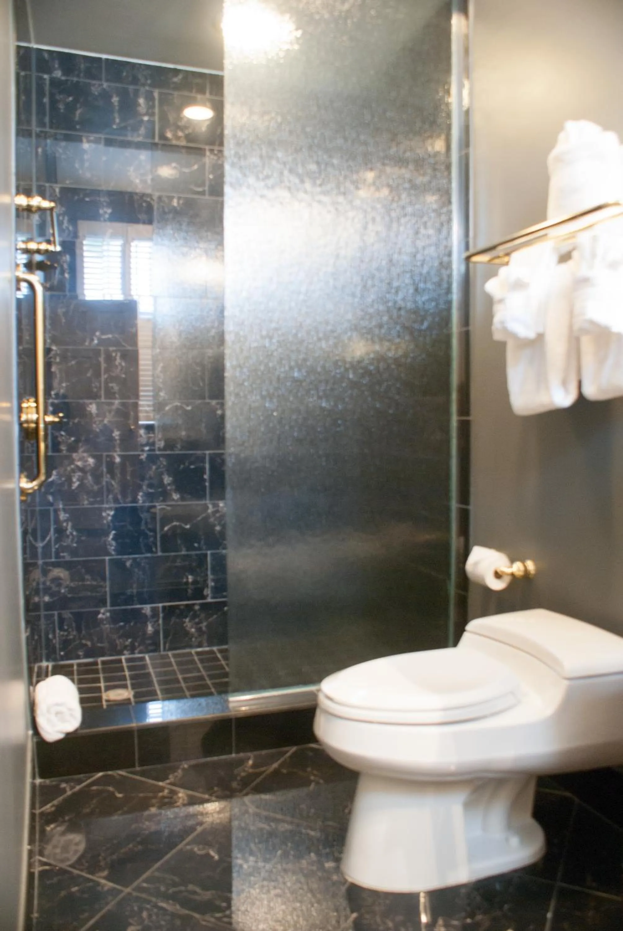 Toilet in Audubon Cottages