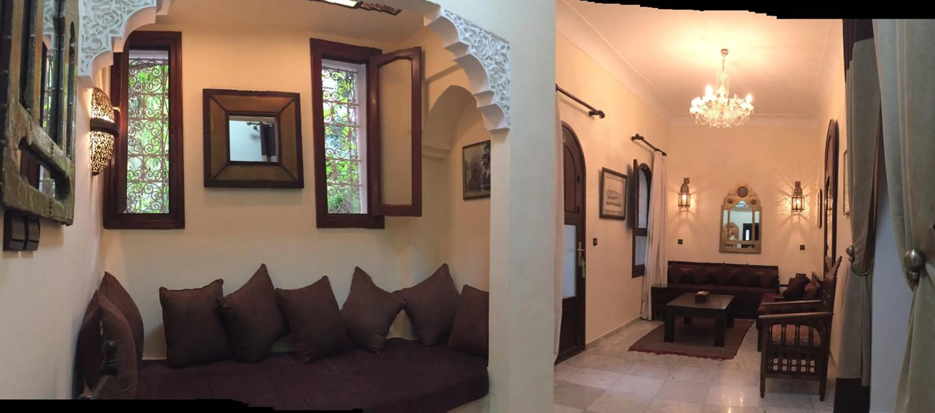 Living room in Riad Dar El Assafir