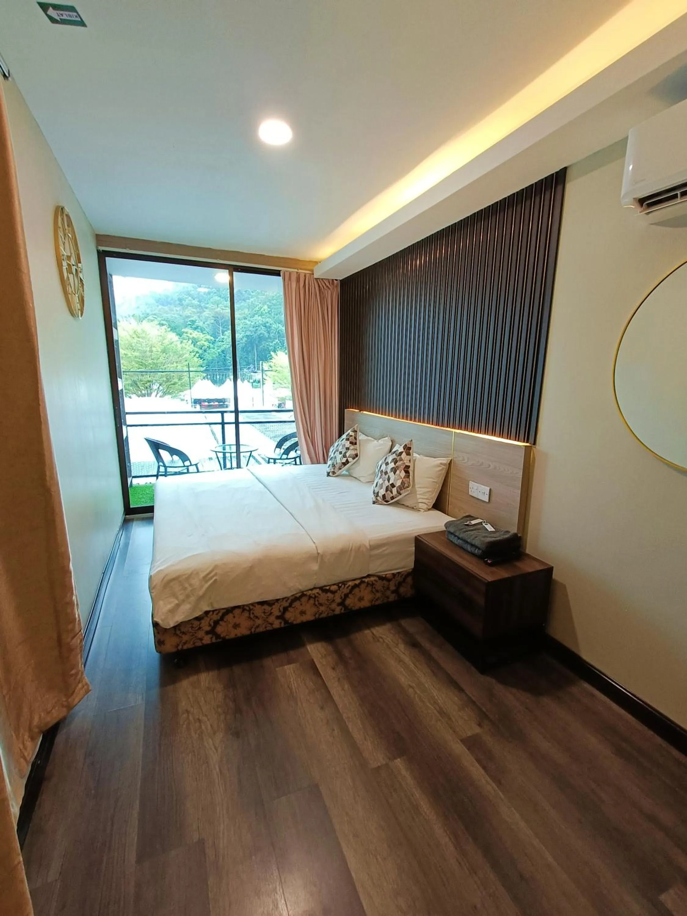 Bed in Tc theme park Guest house