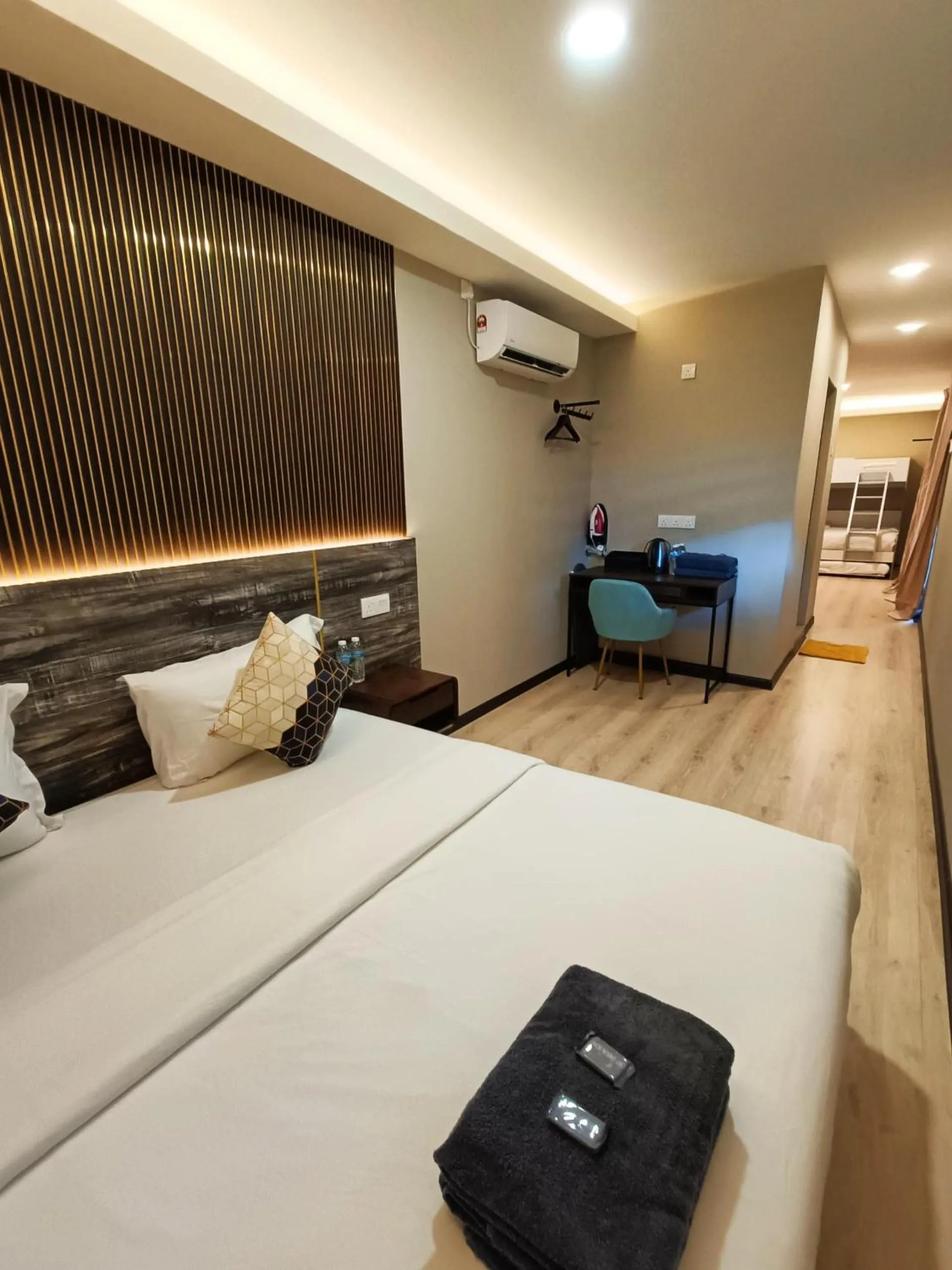 Bed in Tc theme park Guest house