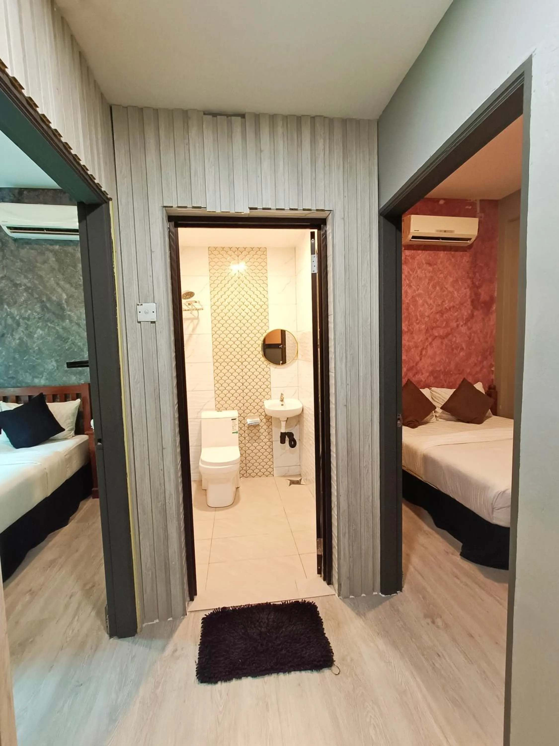 Bed in Tc theme park Guest house