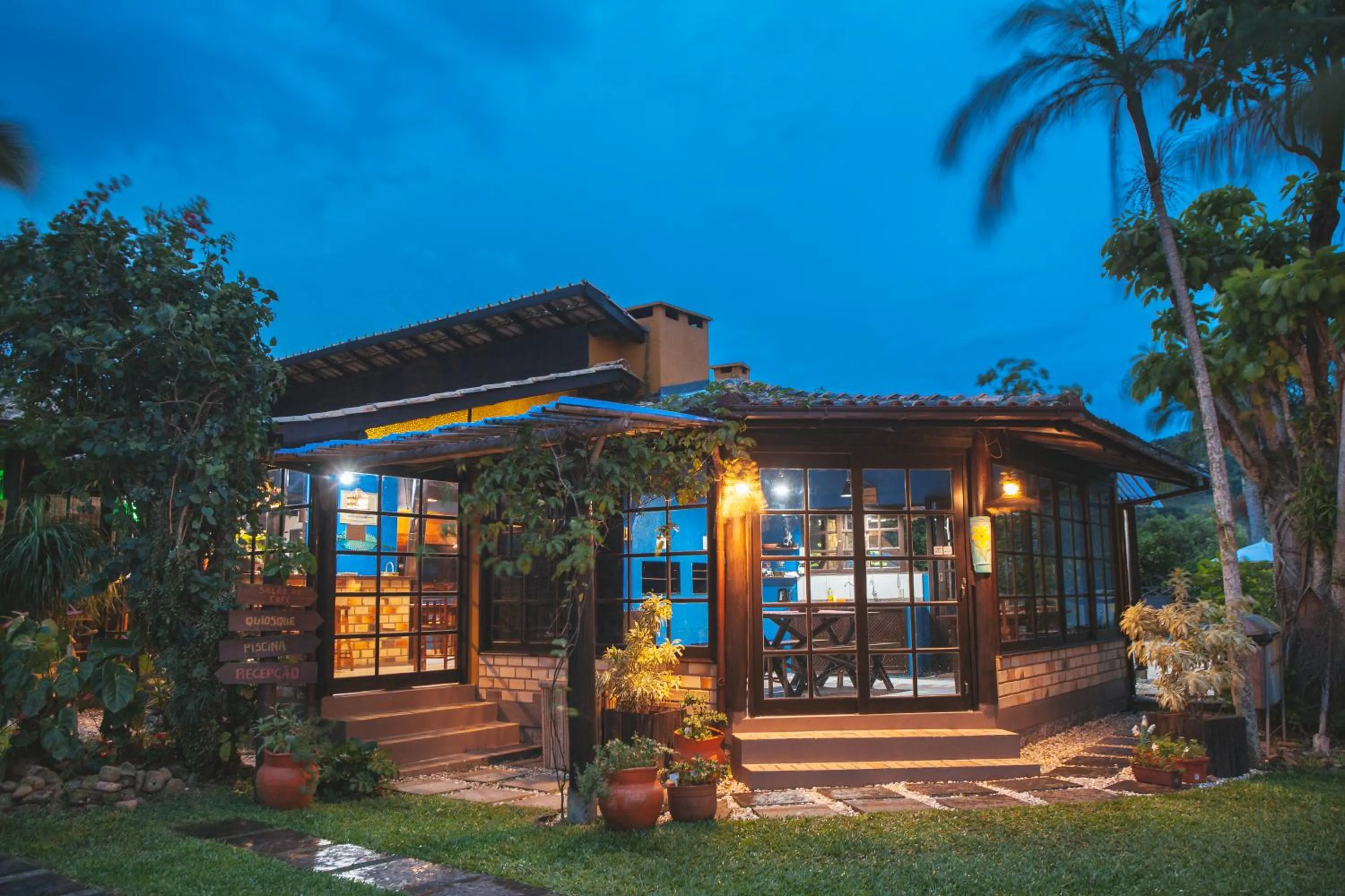 BBQ facilities in Pousada do Véio