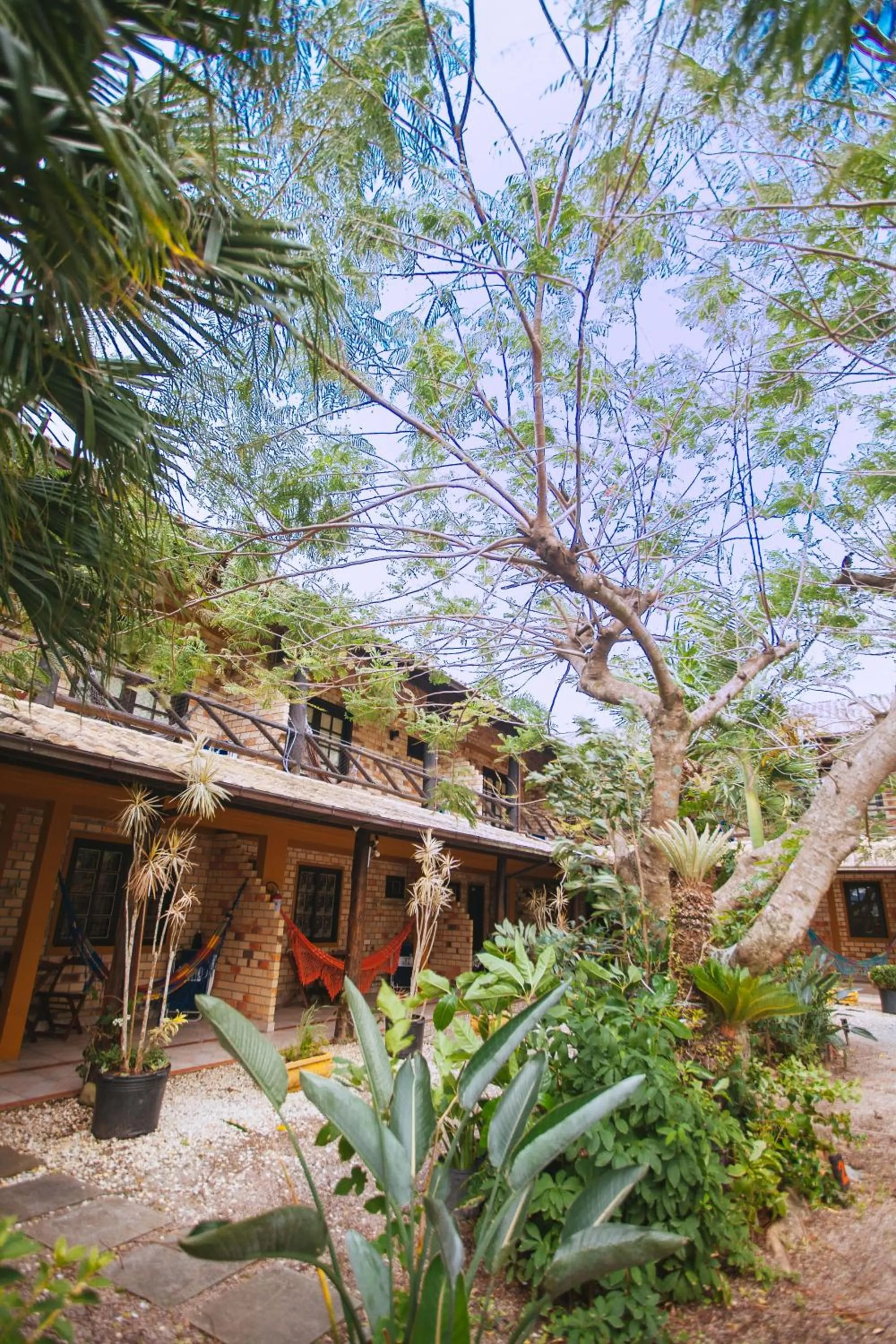 Garden view in Pousada do Véio