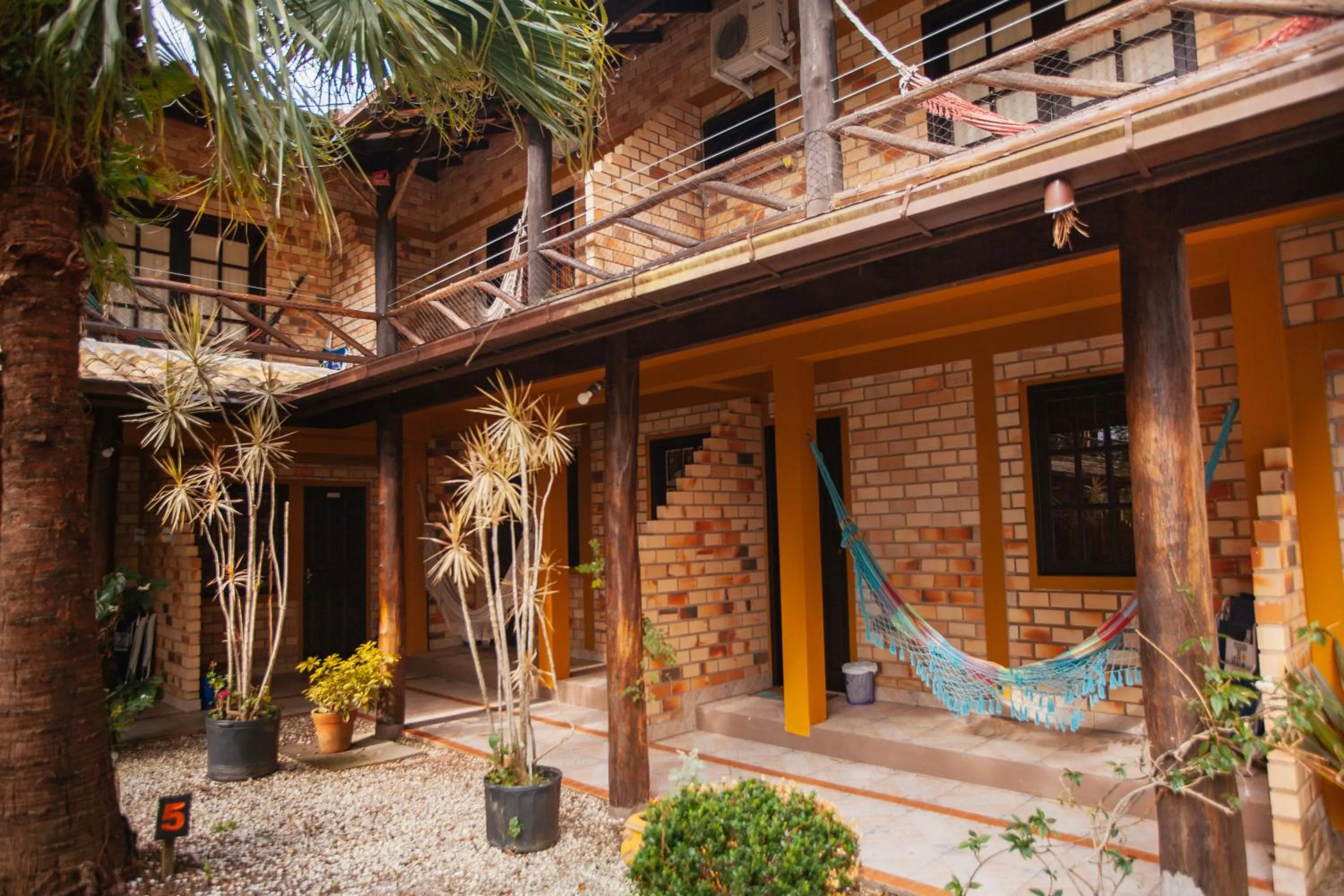 Garden view in Pousada do Véio