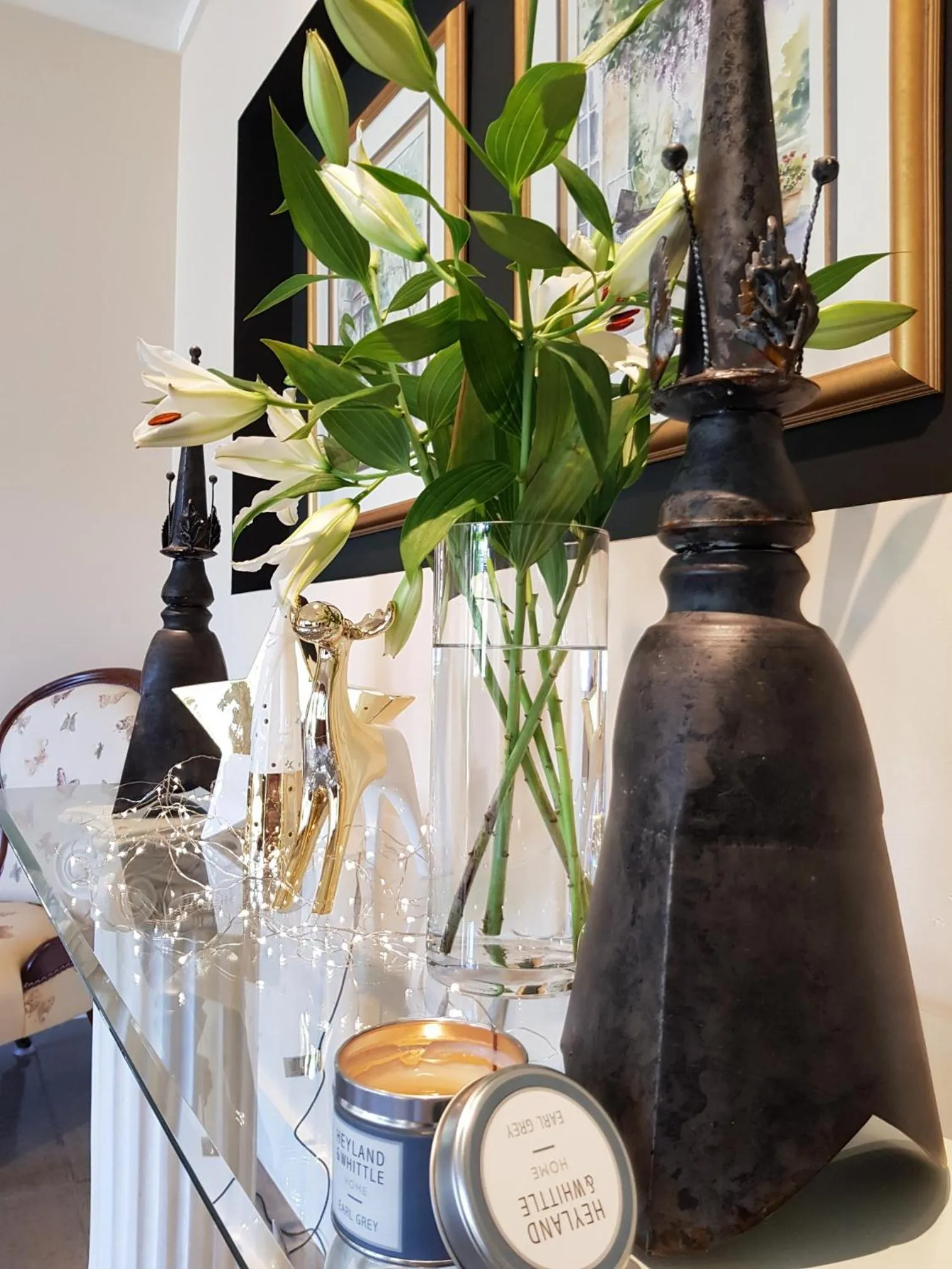 Decorative detail in Villa Te Soro Bed and breakfast