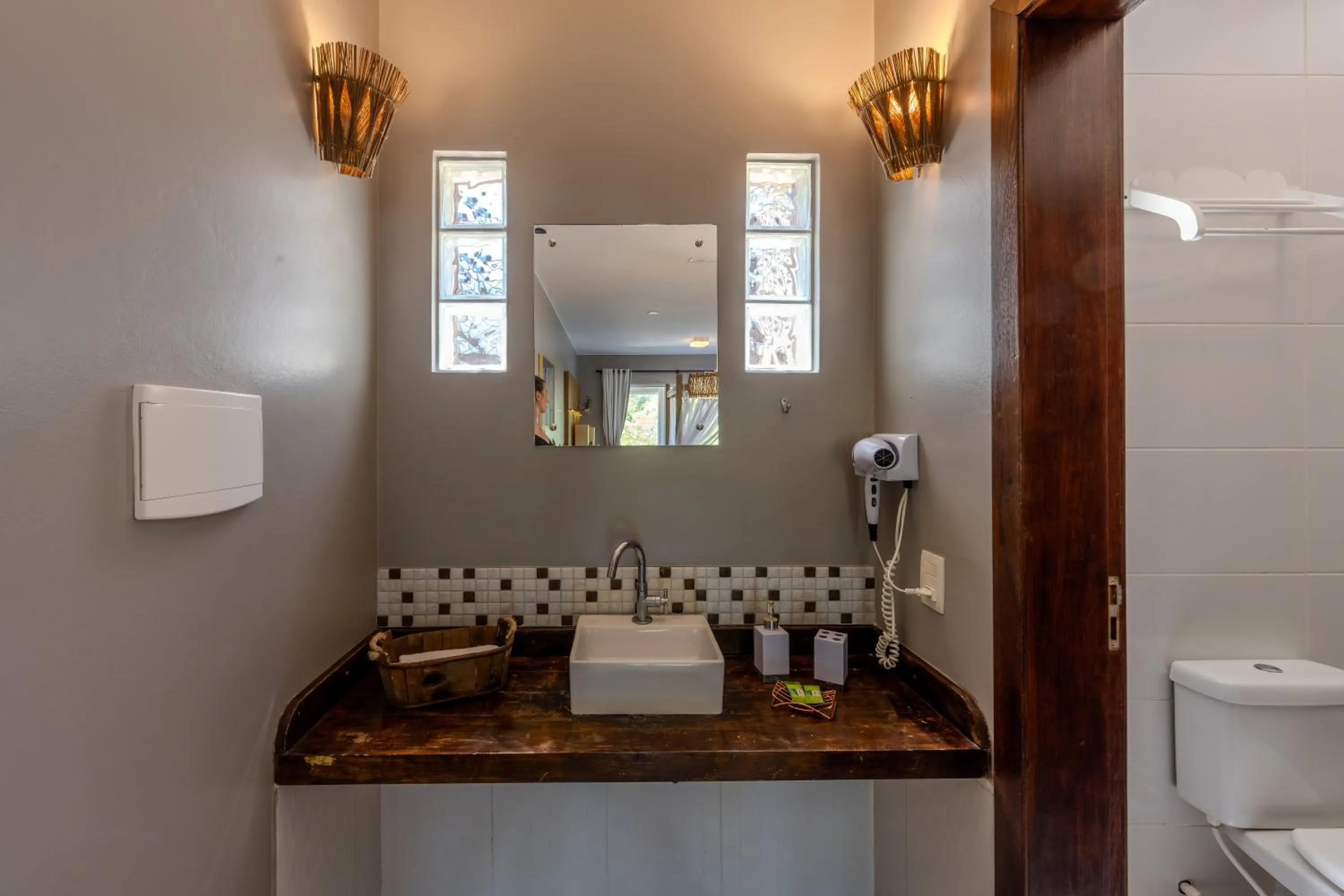 Toilet in Pousada Natribus Rosa